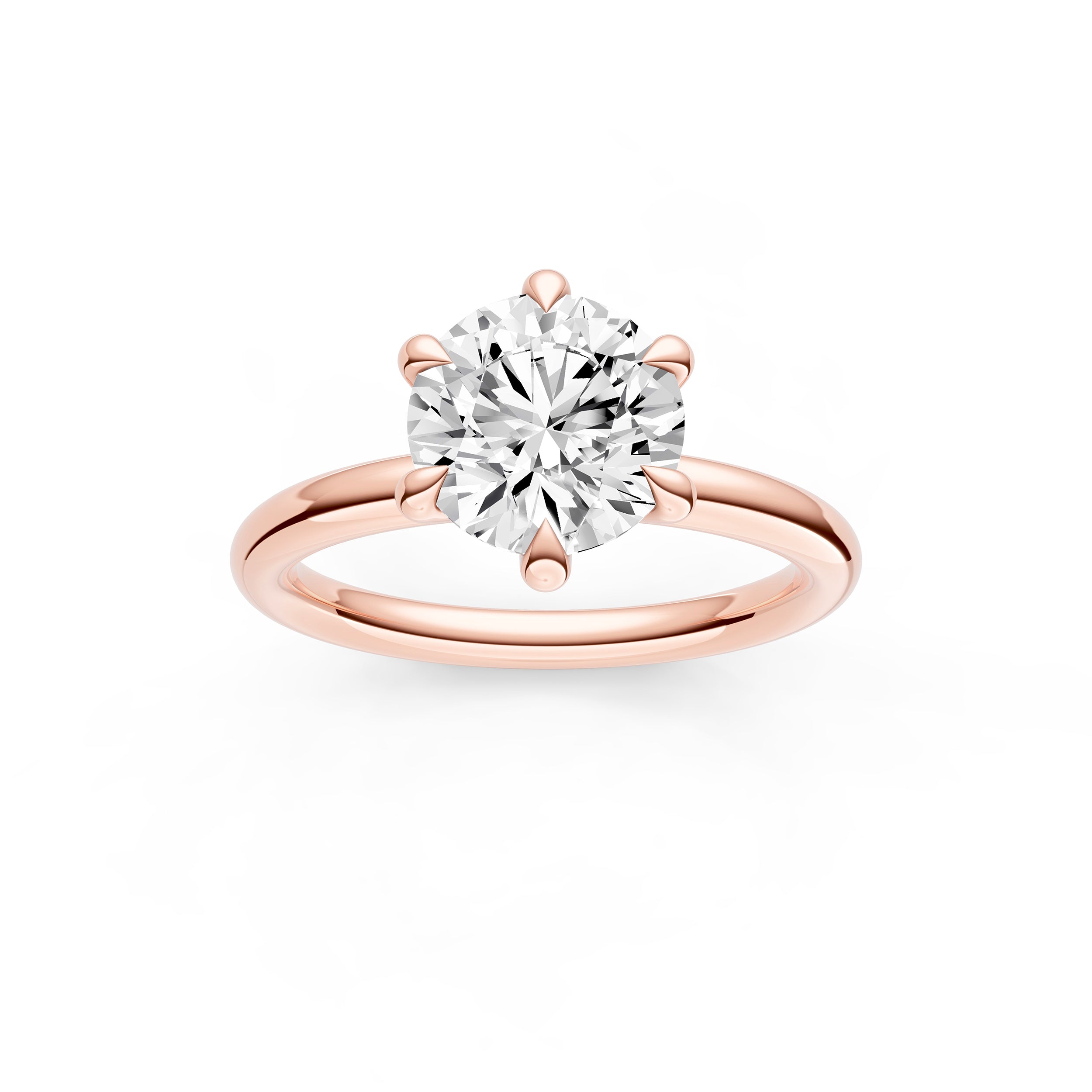 Classic 6-Prong Engagement Ring (Round) Birmingham Jewelry Engagement Ring Birmingham Jewelry 