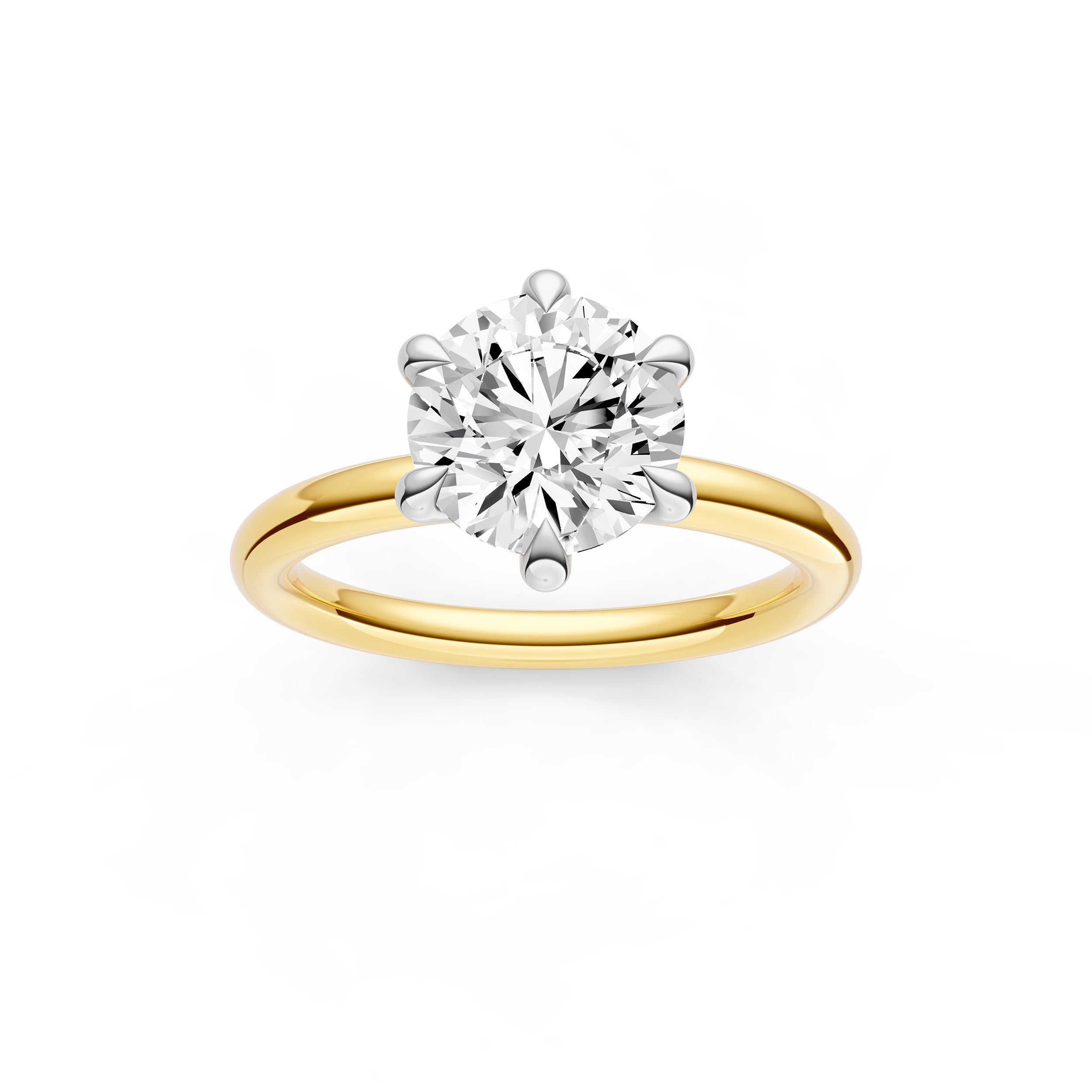Classic 6-Prong Engagement Ring (Round) Birmingham Jewelry Engagement Ring Birmingham Jewelry 