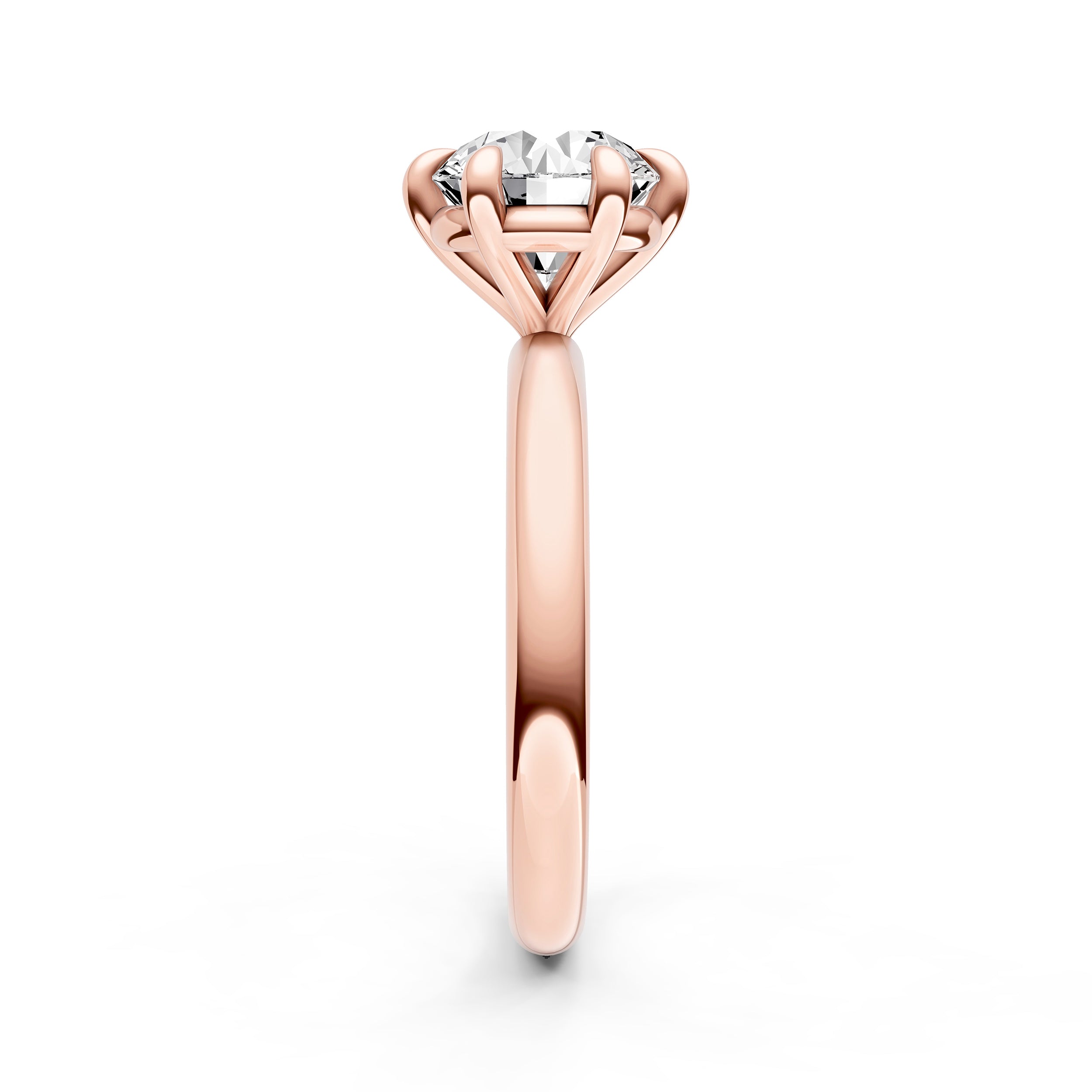 Classic 6-Prong Basket Engagement Ring (Round) Birmingham Jewelry Engagement Ring Birmingham Jewelry 