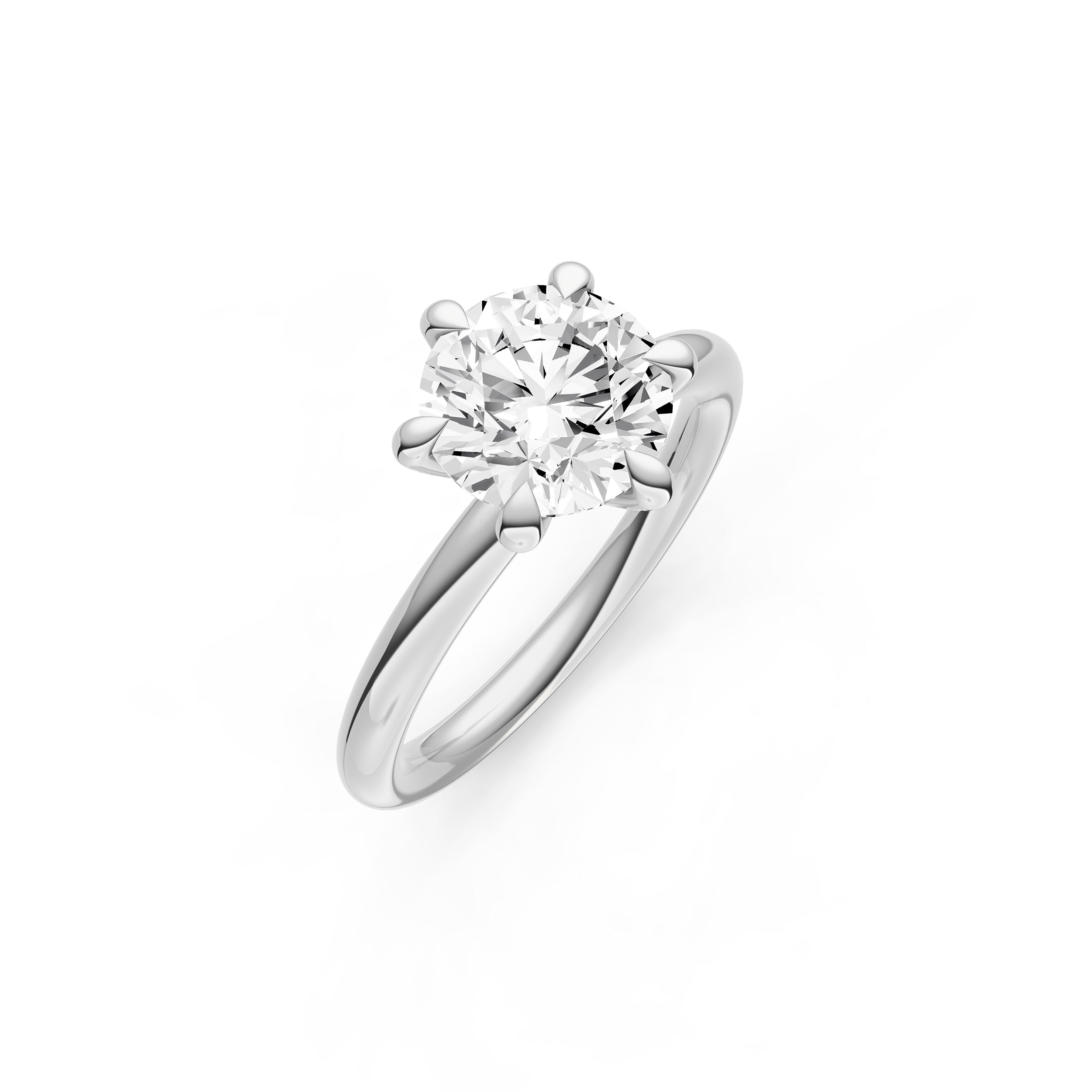 Classic Diamond Prong Engagement Ring (Round) Birmingham Jewelry Engagement Ring Birmingham Jewelry 