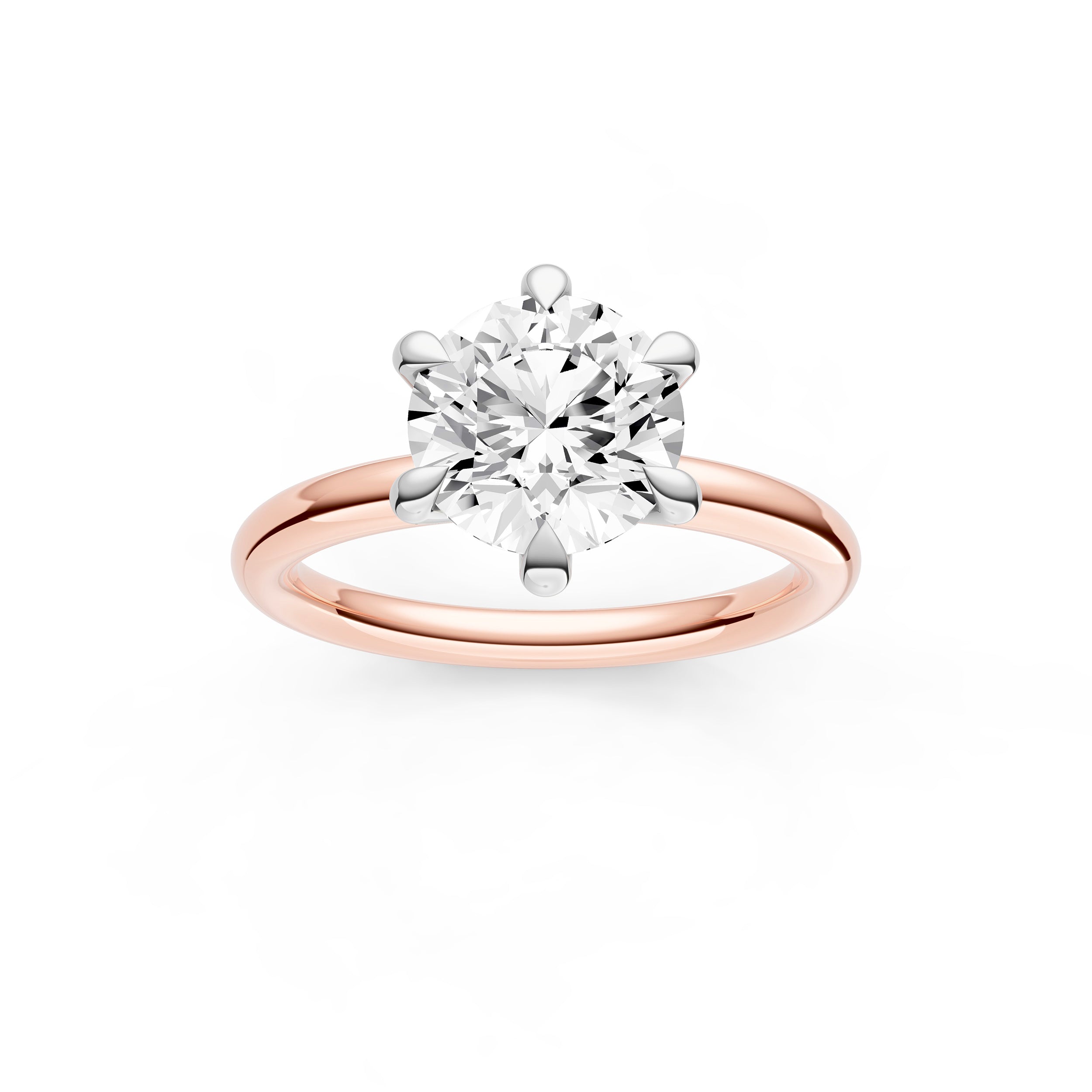 Classic Diamond Prong Engagement Ring (Round) Birmingham Jewelry Engagement Ring Birmingham Jewelry 