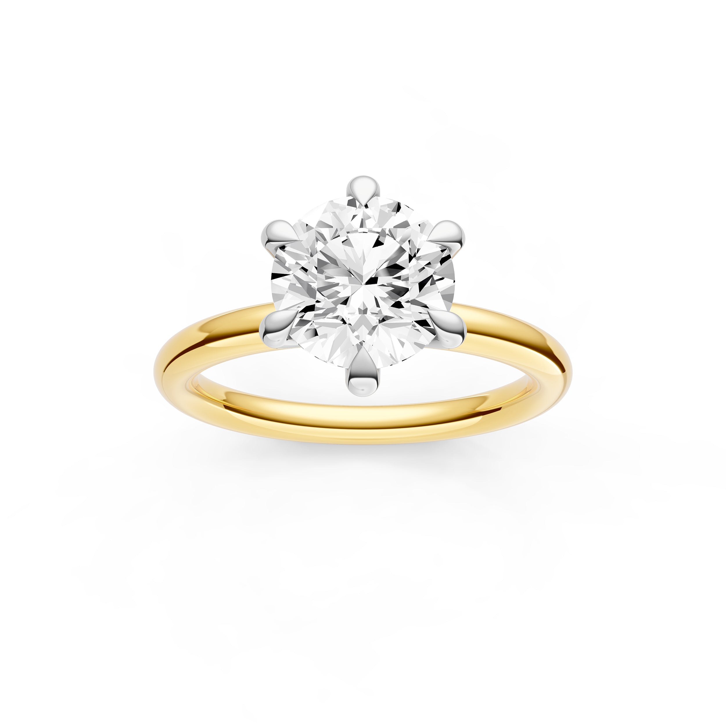 Classic Diamond Prong Engagement Ring (Round) Birmingham Jewelry Engagement Ring Birmingham Jewelry 