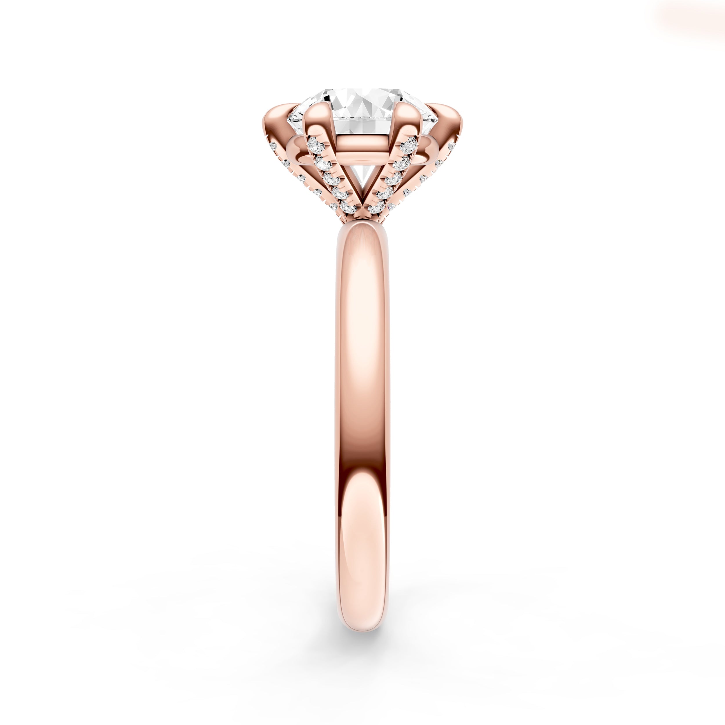 Classic Diamond Prong Basket Engagement Ring (Round) Birmingham Jewelry Engagement Ring Birmingham Jewelry 