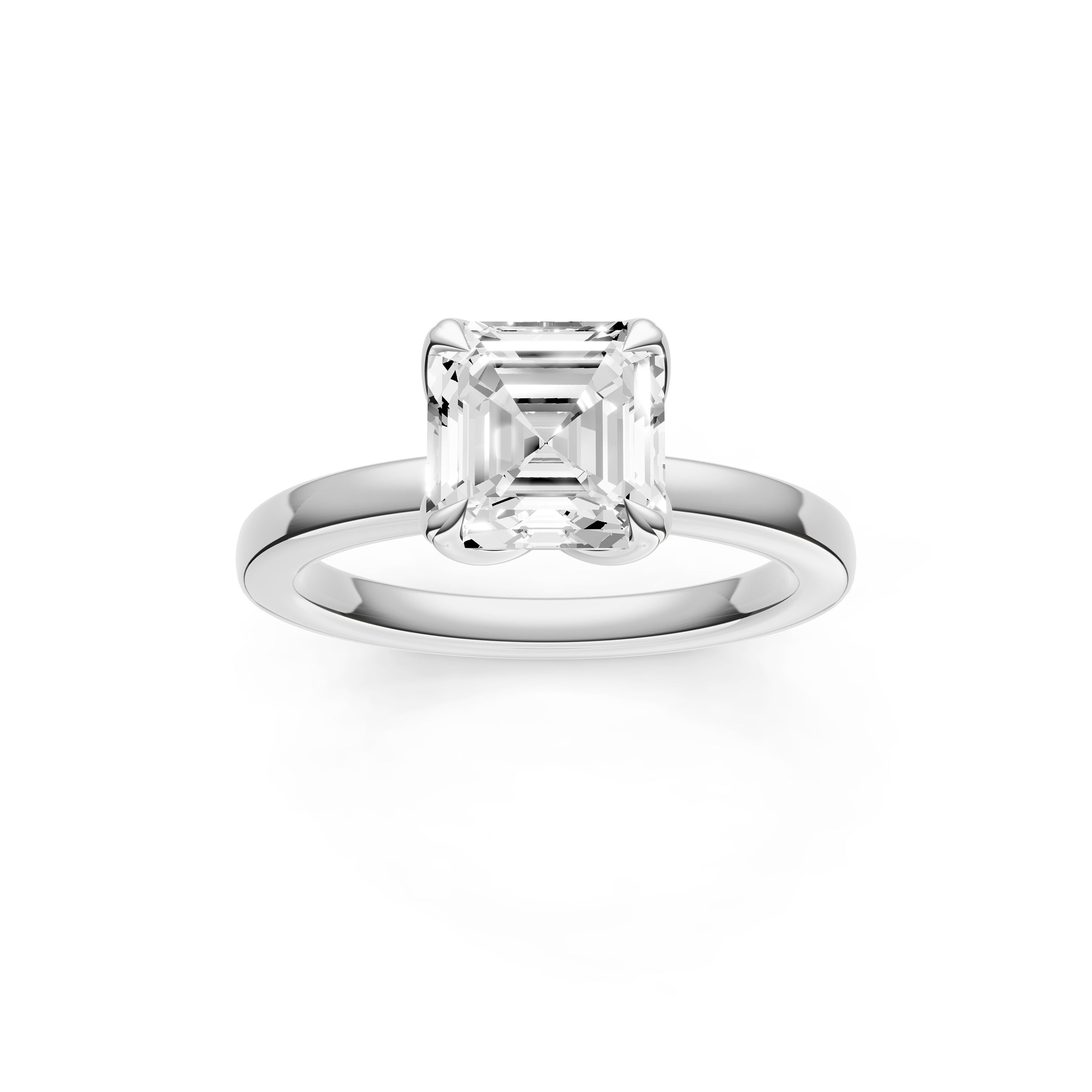 Petal Classic Engagement Ring (Asscher) Birmingham Jewelry Engagement Ring Birmingham Jewelry 