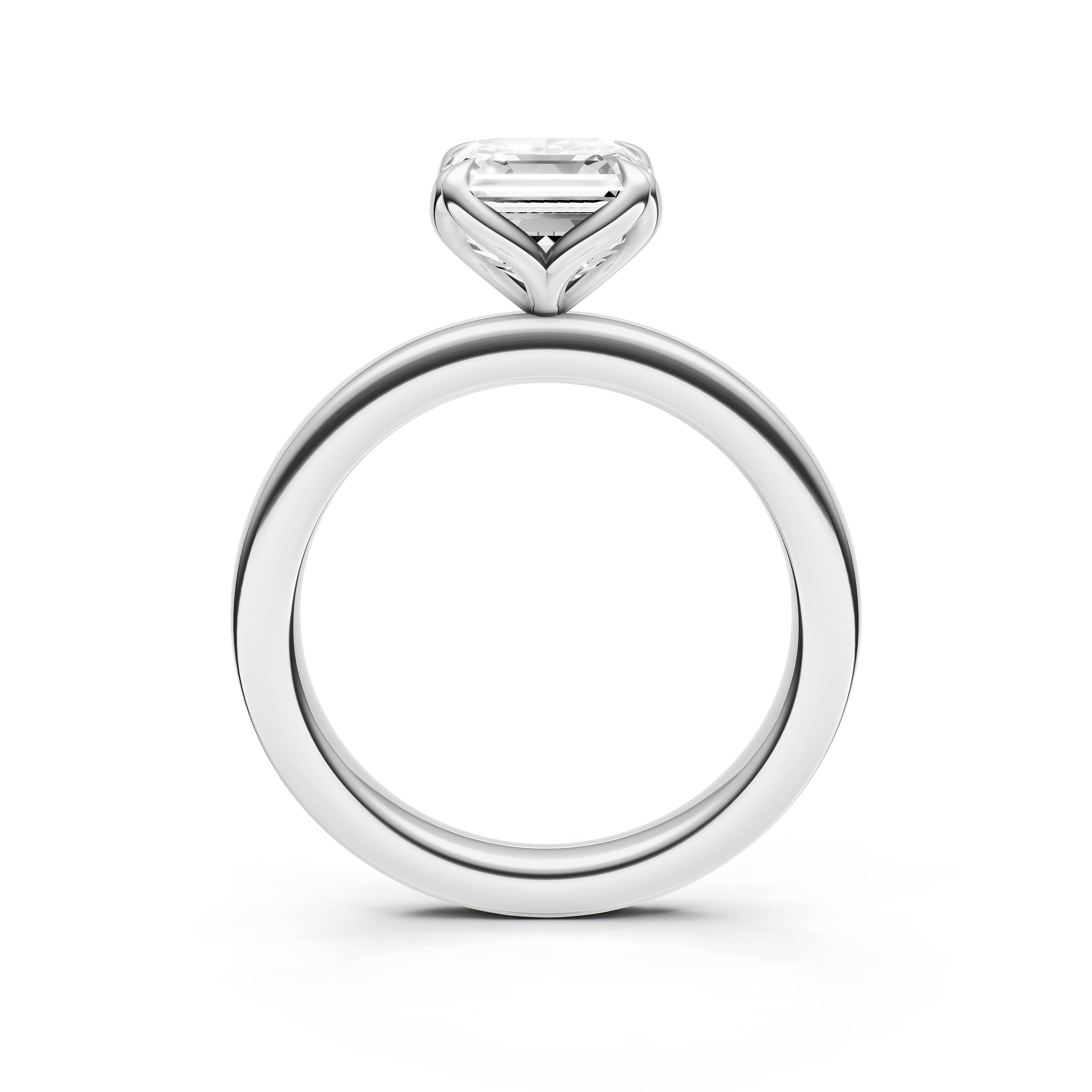 Petal Classic Engagement Ring (Asscher) Birmingham Jewelry Engagement Ring Birmingham Jewelry 