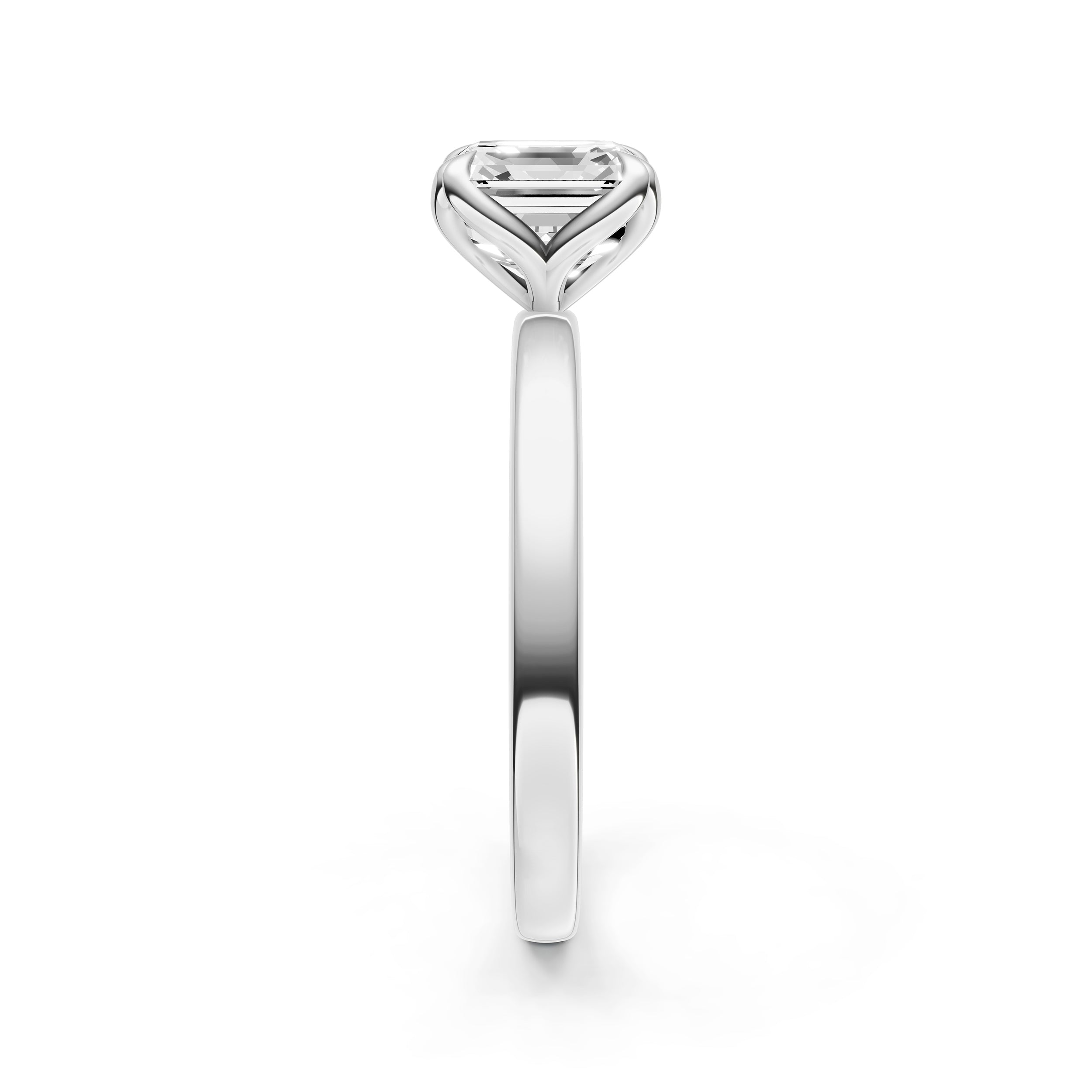 Petal Classic Engagement Ring (Asscher) Birmingham Jewelry Engagement Ring Birmingham Jewelry 