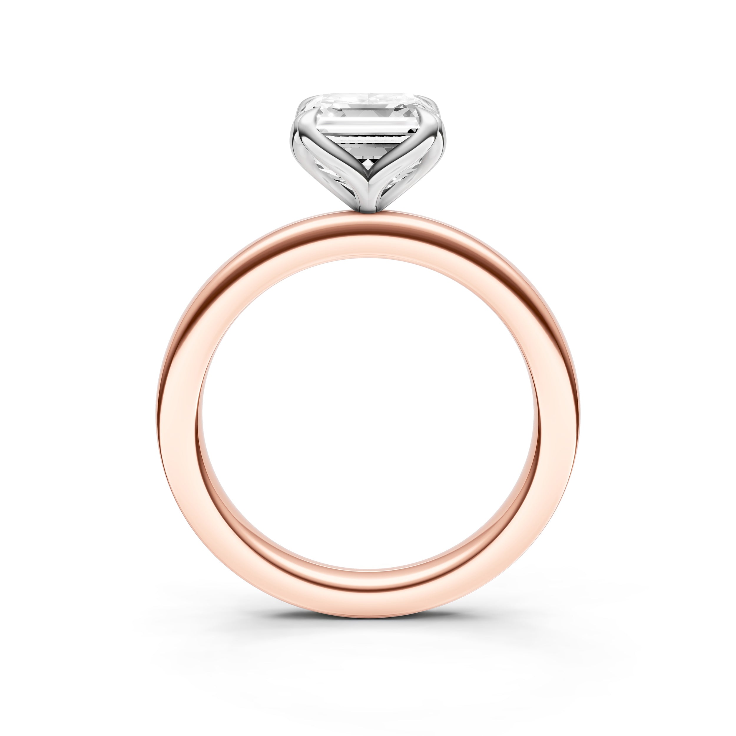 Petal Classic Engagement Ring (Asscher) Birmingham Jewelry Engagement Ring Birmingham Jewelry 