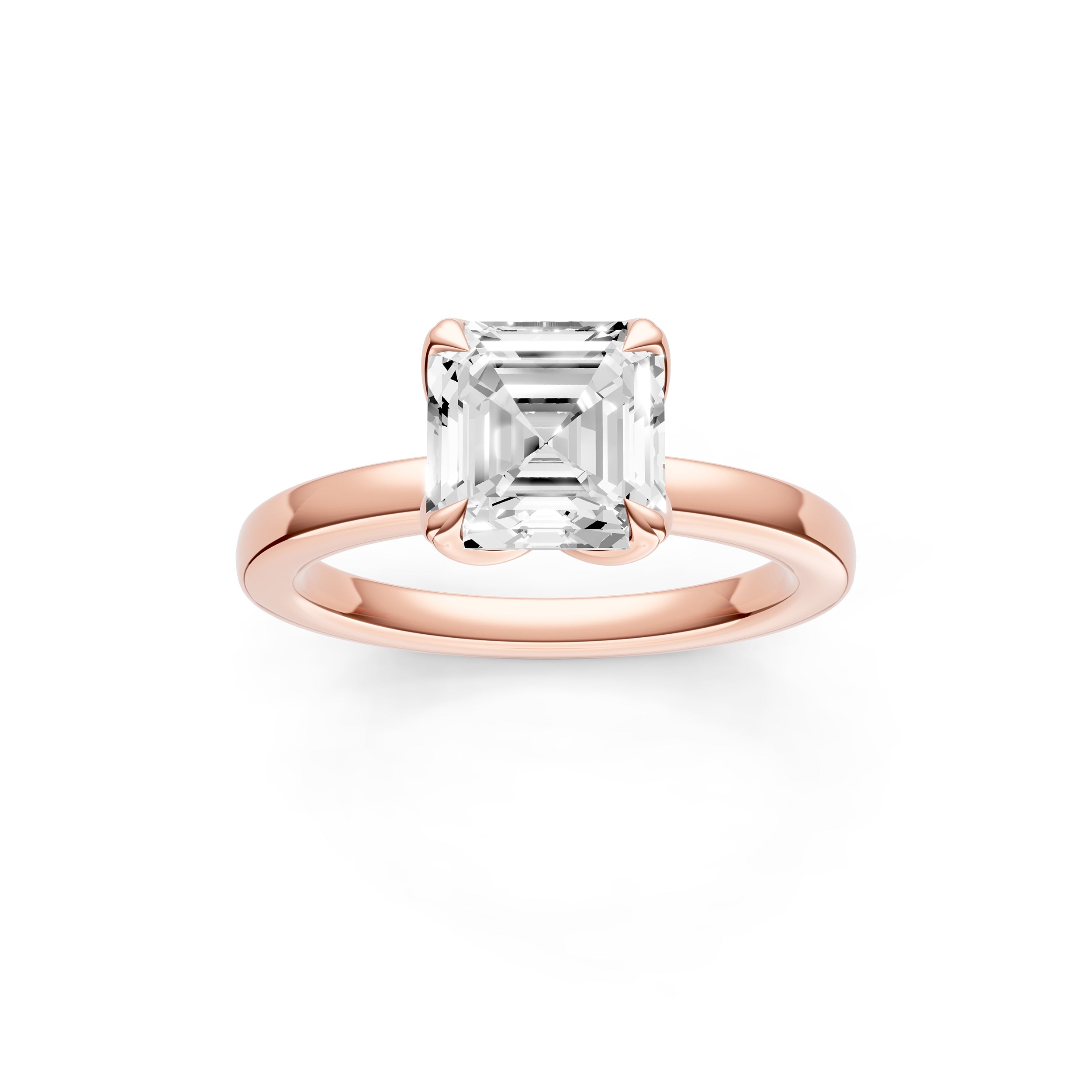 Petal Classic Engagement Ring (Asscher) Birmingham Jewelry Engagement Ring Birmingham Jewelry 