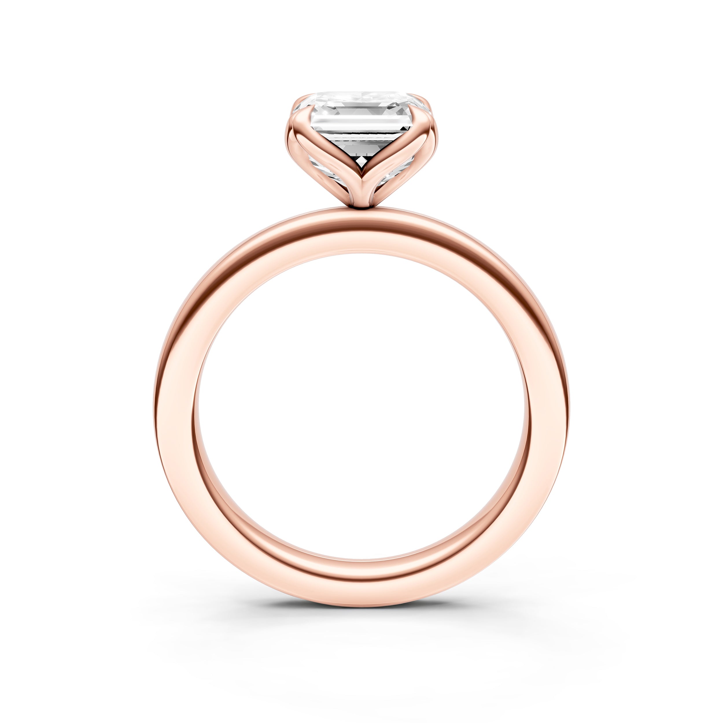 Petal Classic Engagement Ring (Asscher) Birmingham Jewelry Engagement Ring Birmingham Jewelry 