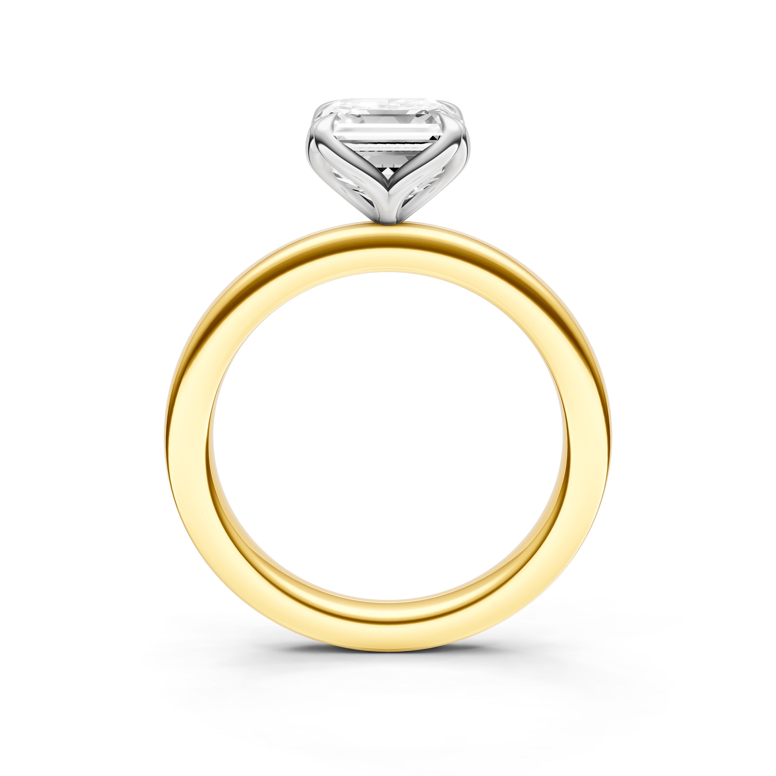 Petal Classic Engagement Ring (Asscher) Birmingham Jewelry Engagement Ring Birmingham Jewelry 