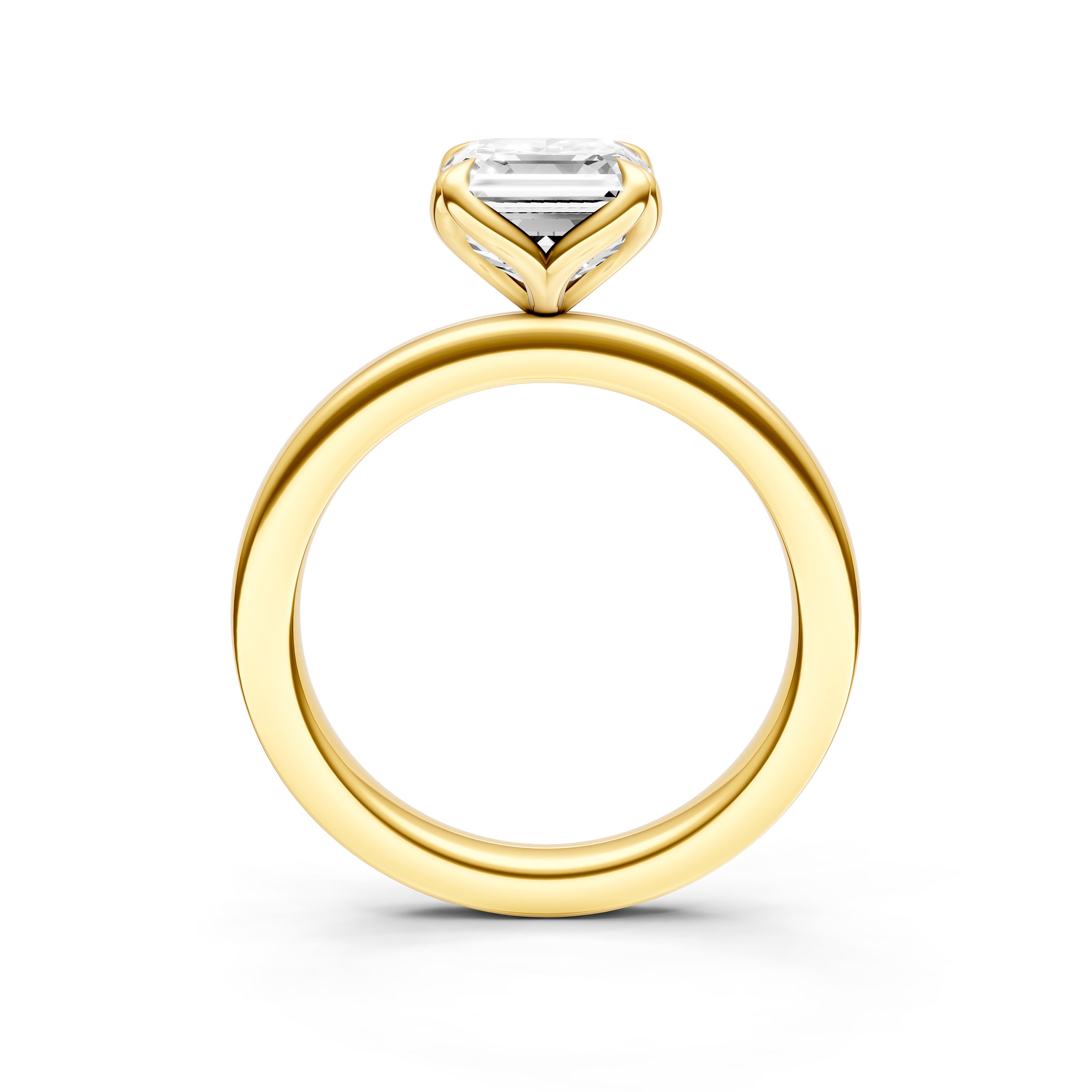 Petal Classic Engagement Ring (Asscher) Birmingham Jewelry Engagement Ring Birmingham Jewelry 