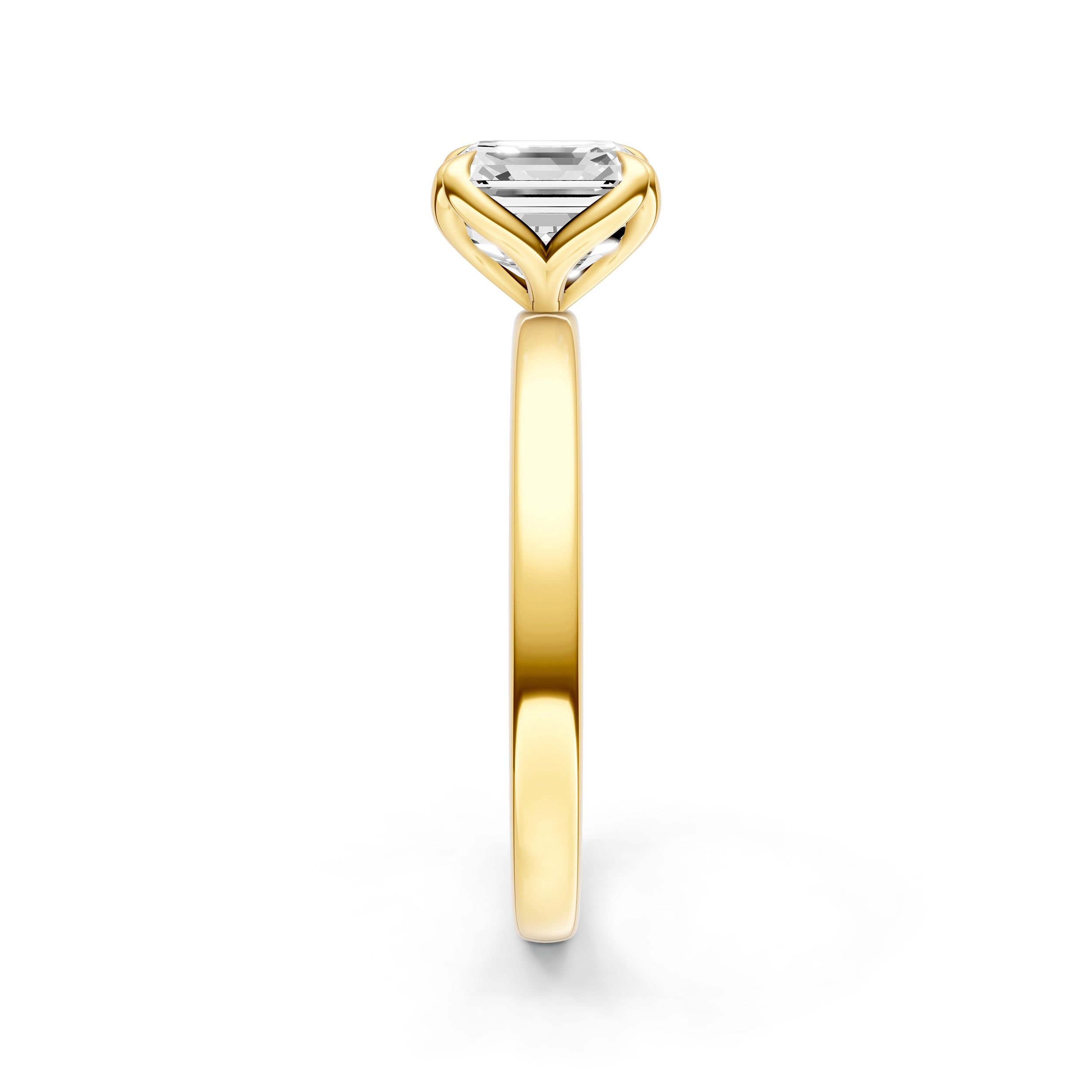 Petal Classic Engagement Ring (Asscher) Birmingham Jewelry Engagement Ring Birmingham Jewelry 