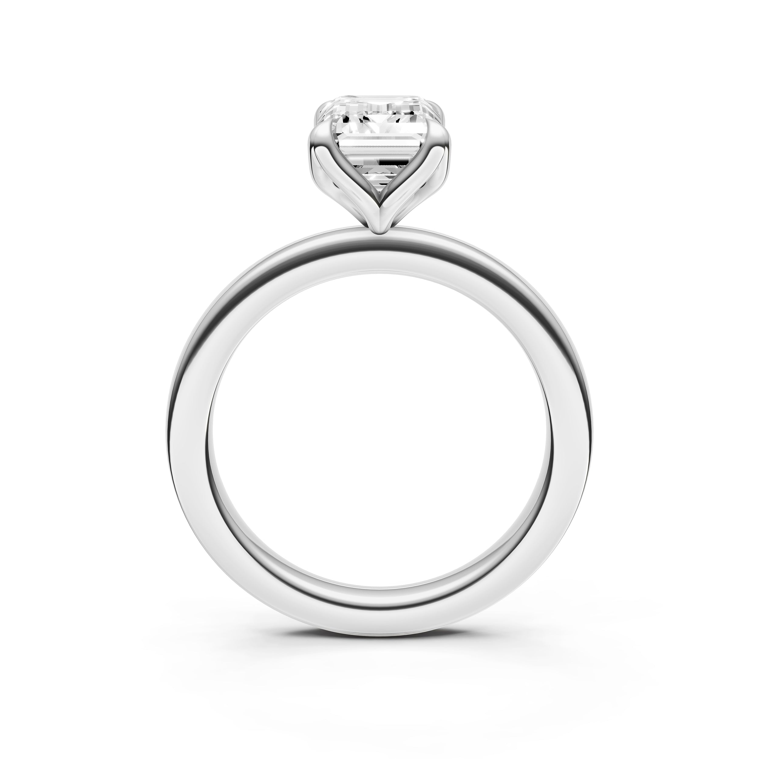 Petal Classic Engagement Ring (Emerald Cut) Birmingham Jewelry Engagement Ring Birmingham Jewelry 