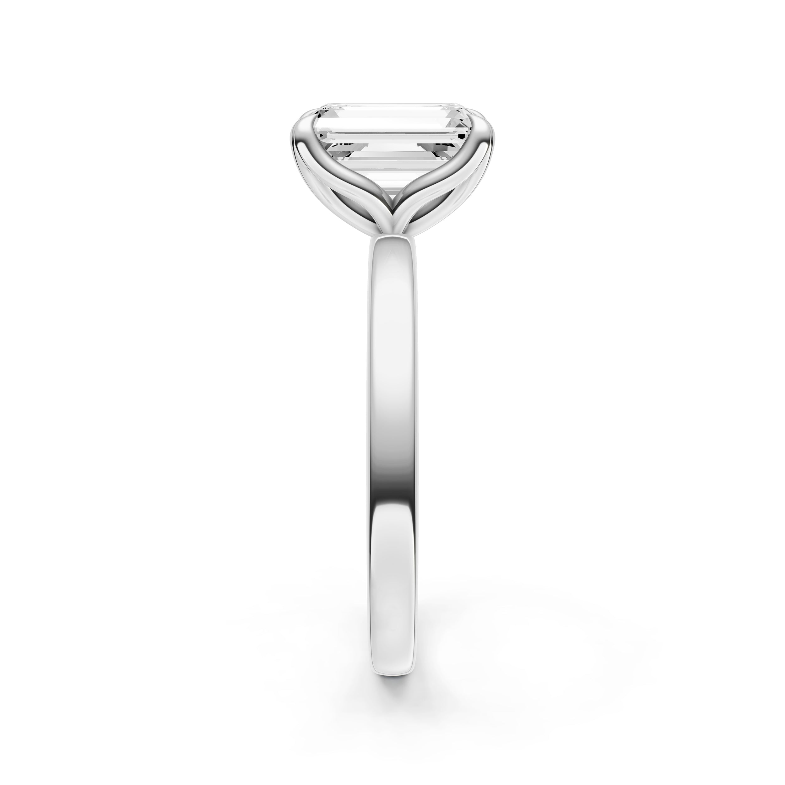 Petal Classic Engagement Ring (Emerald Cut) Birmingham Jewelry Engagement Ring Birmingham Jewelry 