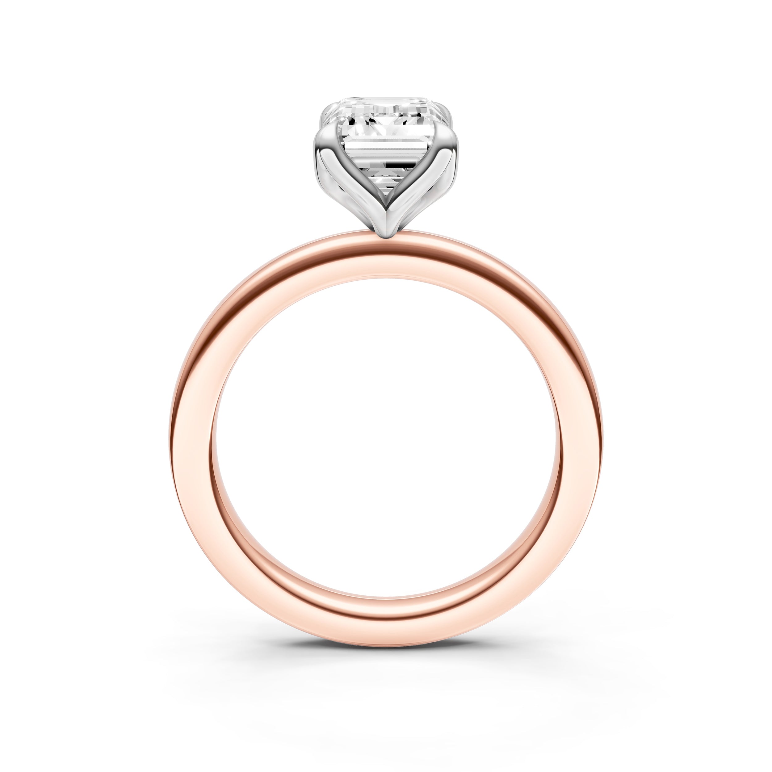 Petal Classic Engagement Ring (Emerald Cut) Birmingham Jewelry Engagement Ring Birmingham Jewelry 