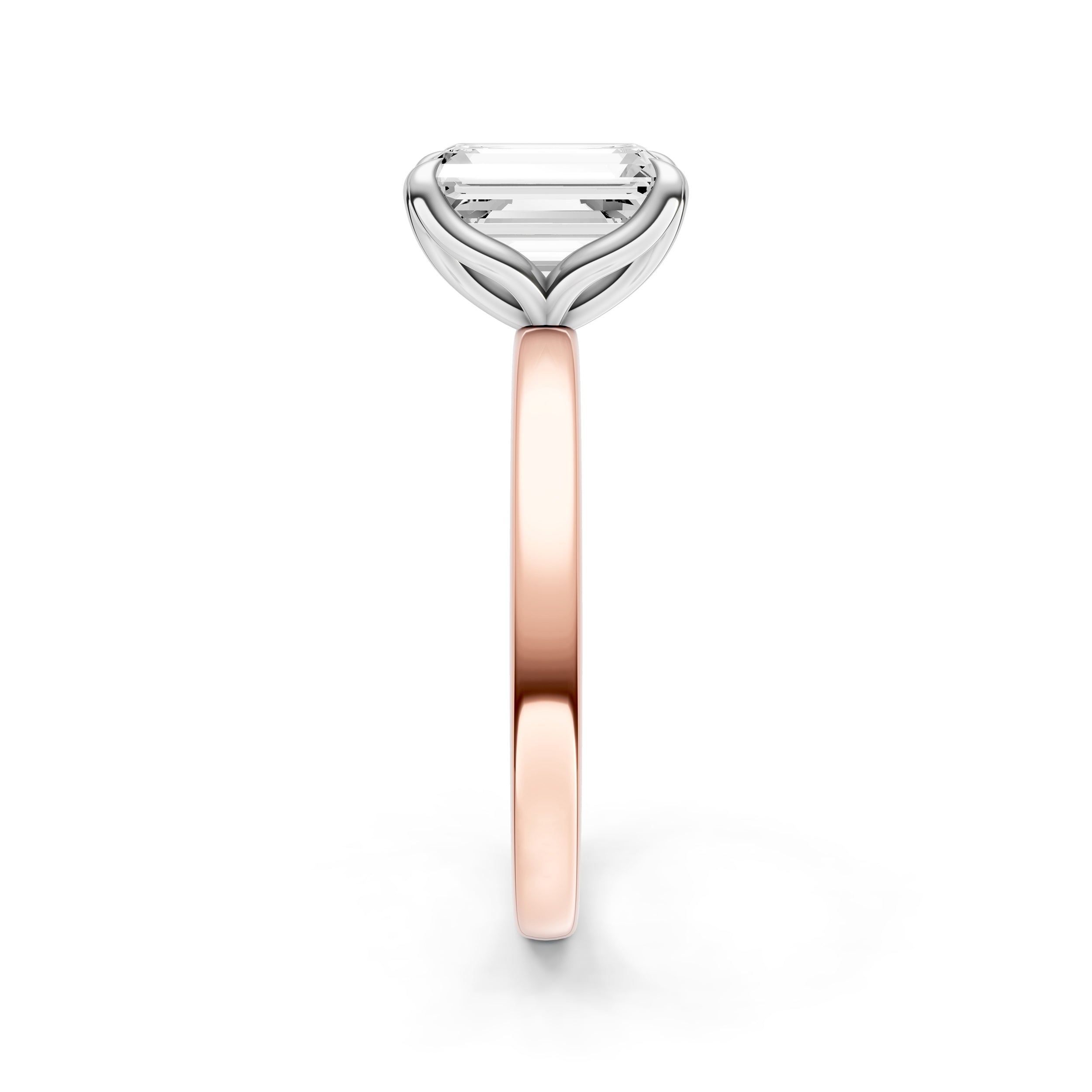 Petal Classic Engagement Ring (Emerald Cut) Birmingham Jewelry Engagement Ring Birmingham Jewelry 