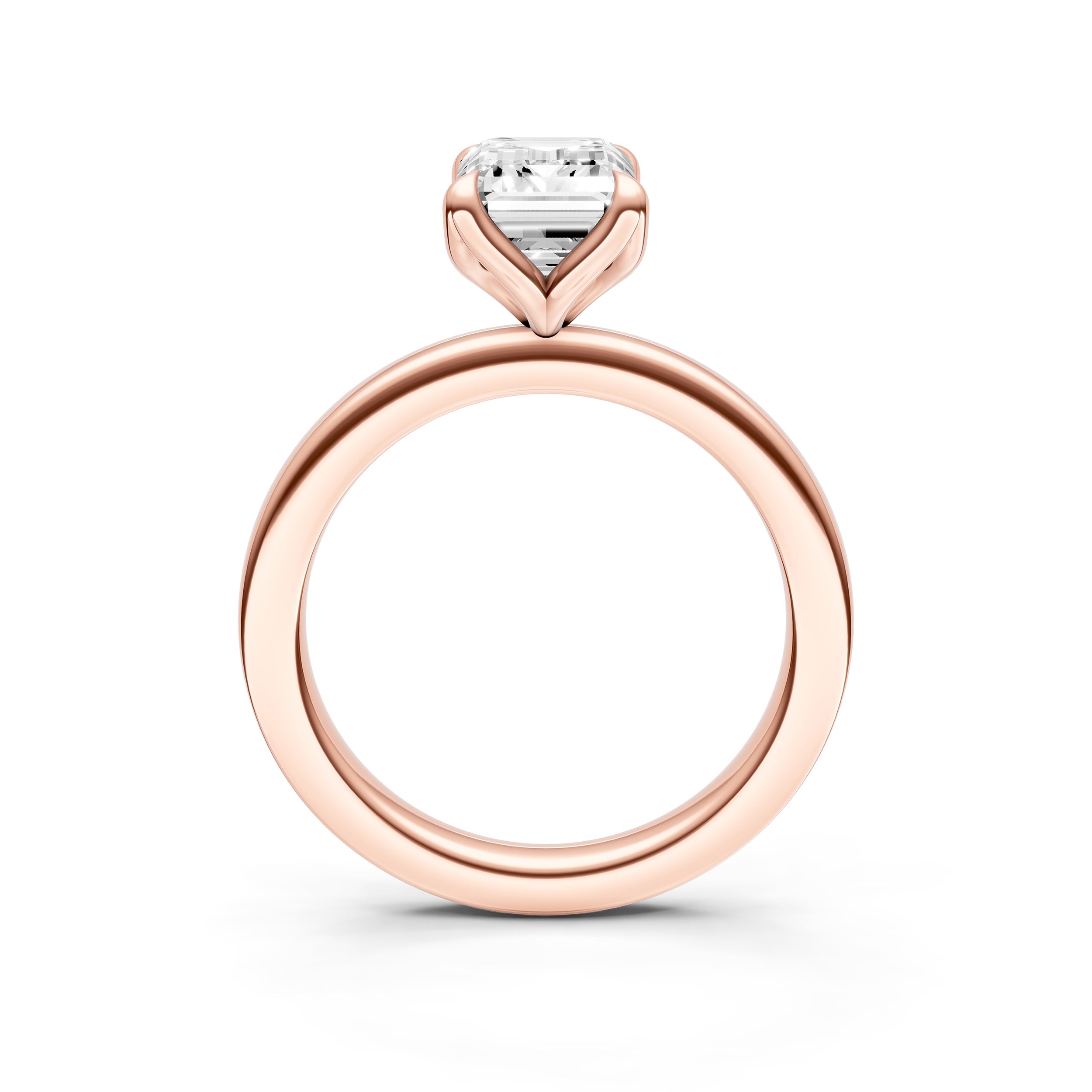 Petal Classic Engagement Ring (Emerald Cut) Birmingham Jewelry Engagement Ring Birmingham Jewelry 