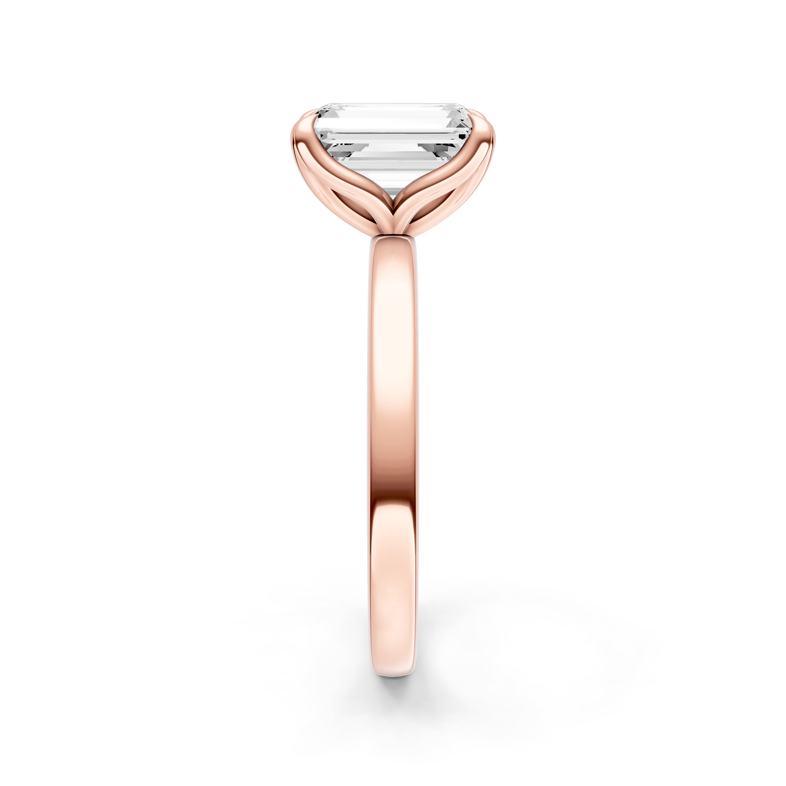 Petal Classic Engagement Ring (Emerald Cut) Birmingham Jewelry Engagement Ring Birmingham Jewelry 