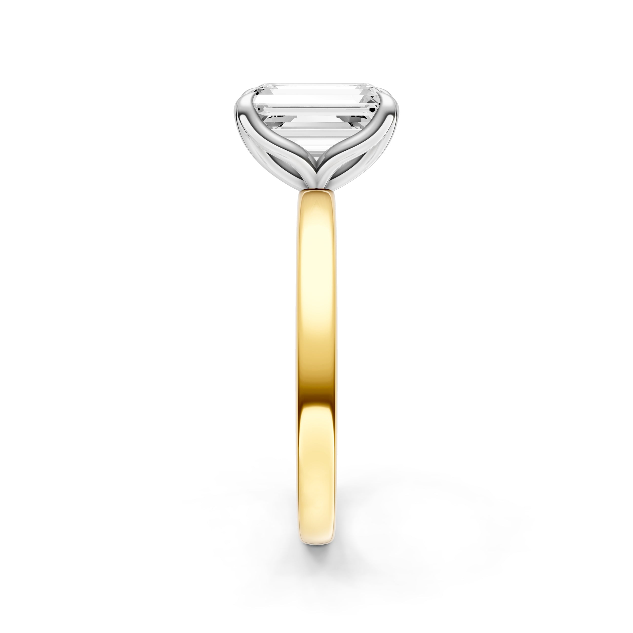 Petal Classic Engagement Ring (Emerald Cut) Birmingham Jewelry Engagement Ring Birmingham Jewelry 