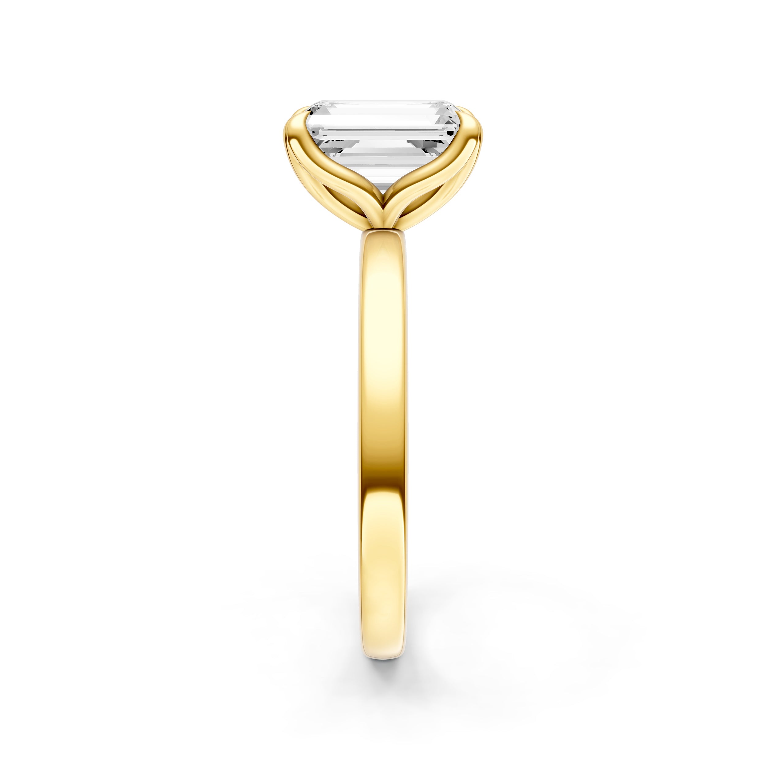 Petal Classic Engagement Ring (Emerald Cut) Birmingham Jewelry Engagement Ring Birmingham Jewelry 