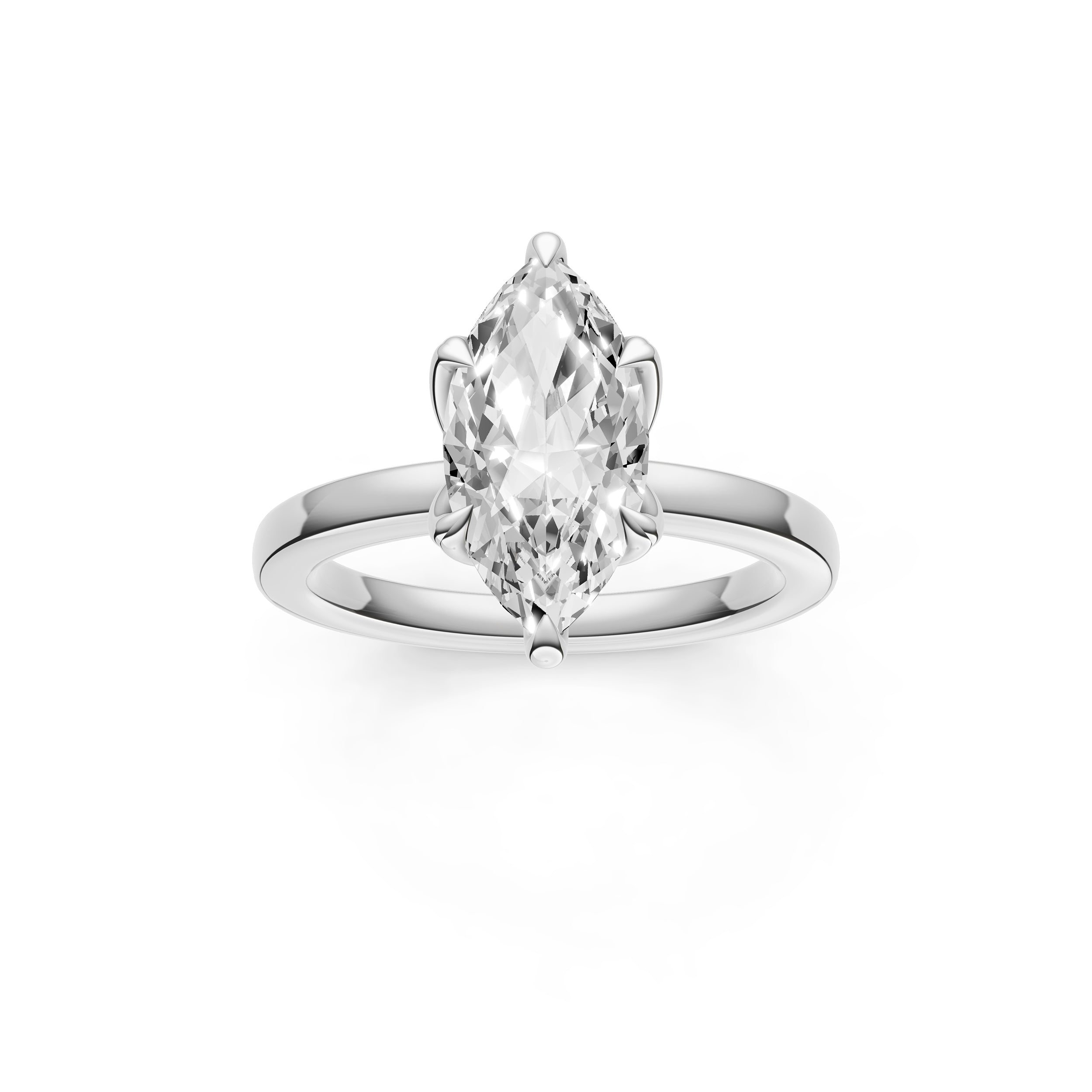 Petal Classic Engagement Ring (Marquise) Birmingham Jewelry Engagement Ring Birmingham Jewelry 
