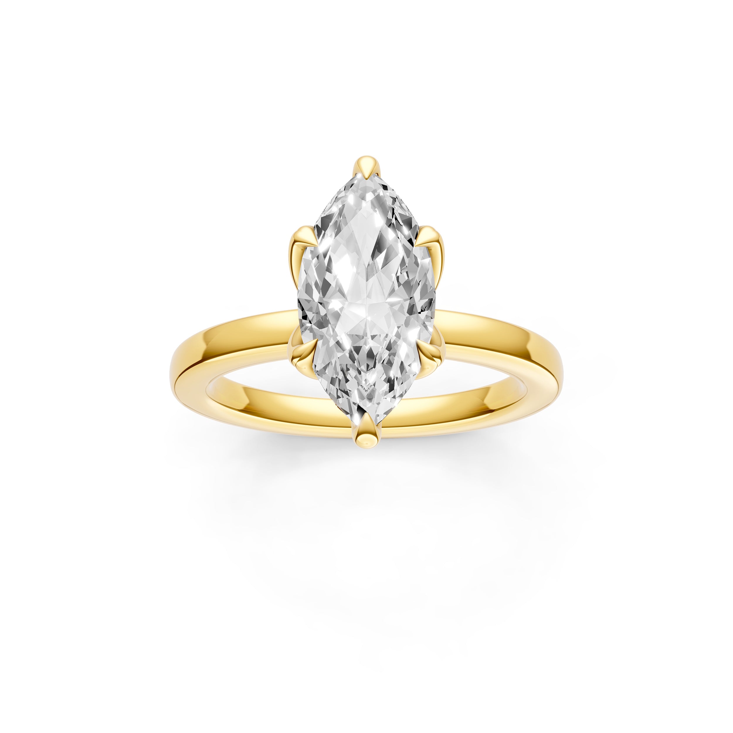 Petal Classic Engagement Ring (Marquise) Birmingham Jewelry Engagement Ring Birmingham Jewelry 