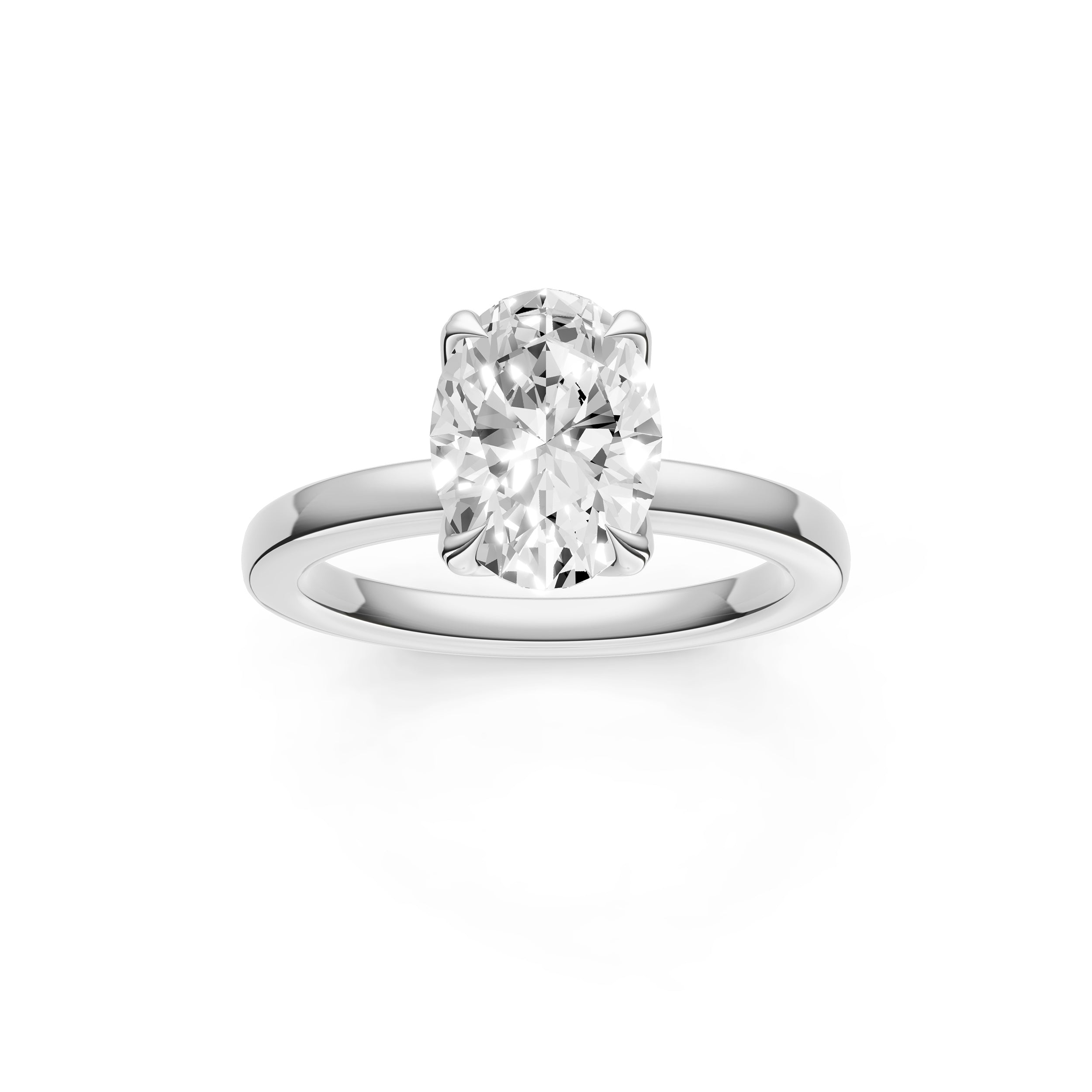 Petal Classic Engagement Ring (Oval) Birmingham Jewelry Engagement Ring Birmingham Jewelry 