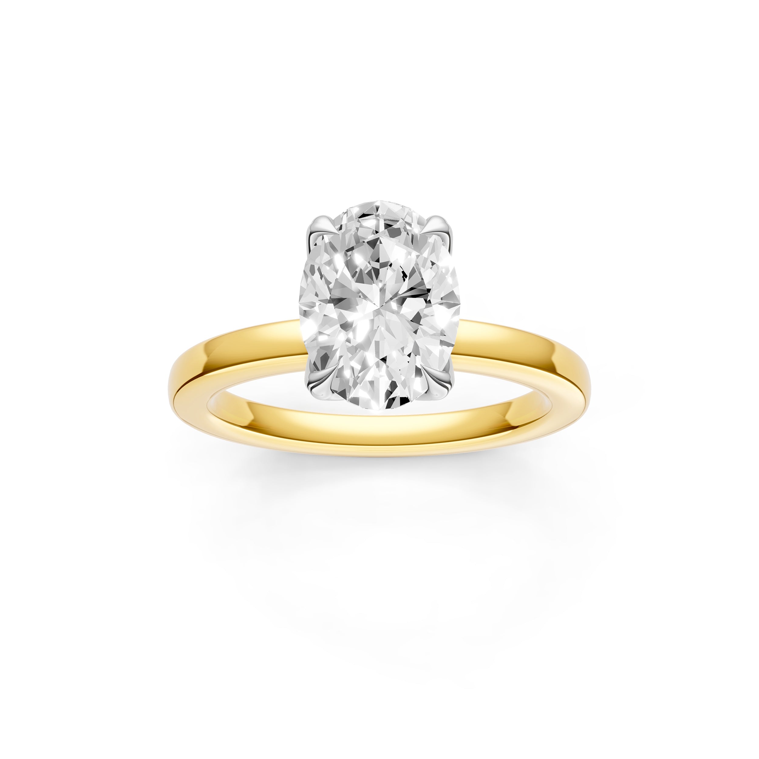 Petal Classic Engagement Ring (Oval) Birmingham Jewelry Engagement Ring Birmingham Jewelry 