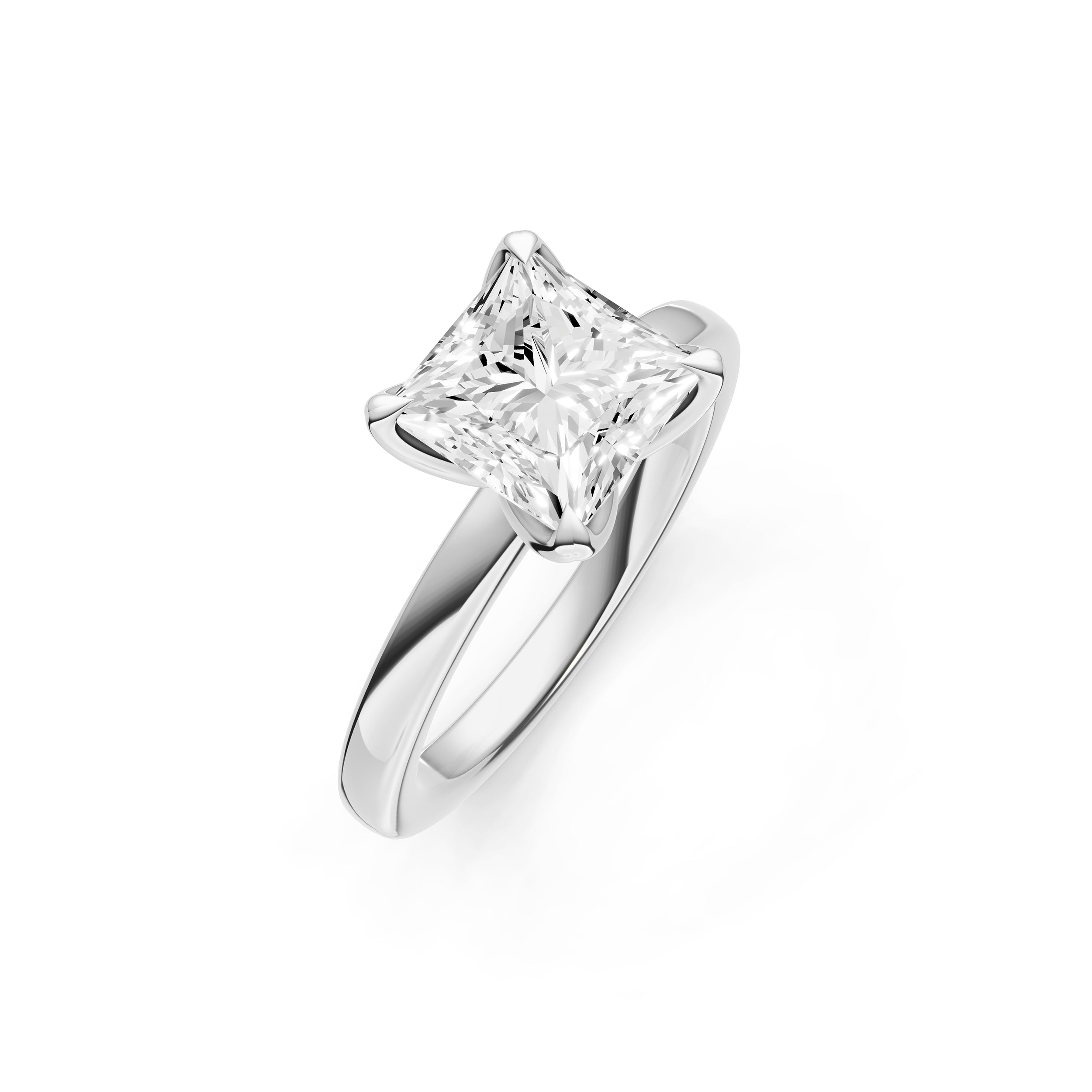 Petal Classic Engagement Ring (Princess Cut) Birmingham Jewelry Engagement Ring Birmingham Jewelry 