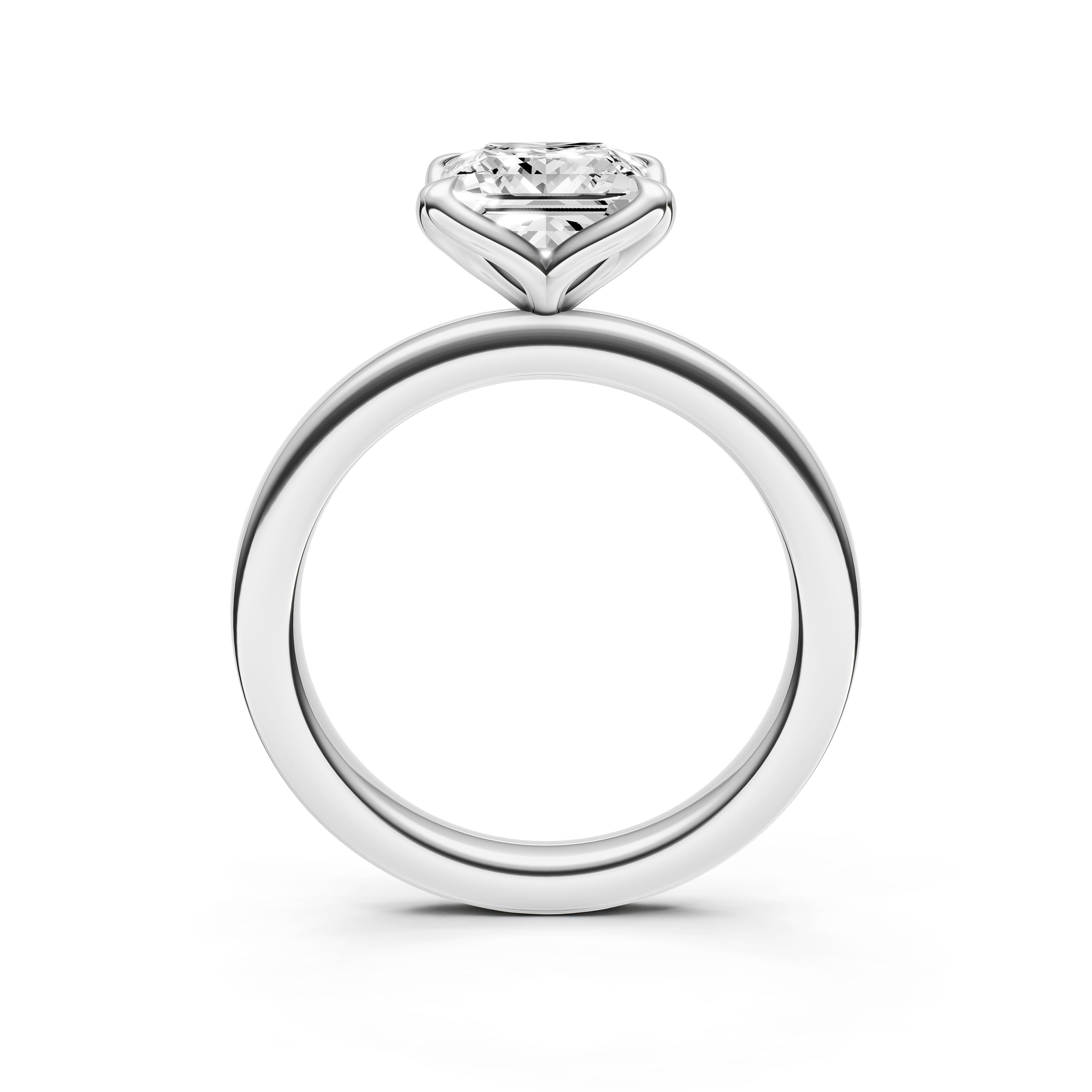 Petal Classic Engagement Ring (Princess Cut) Birmingham Jewelry Engagement Ring Birmingham Jewelry 
