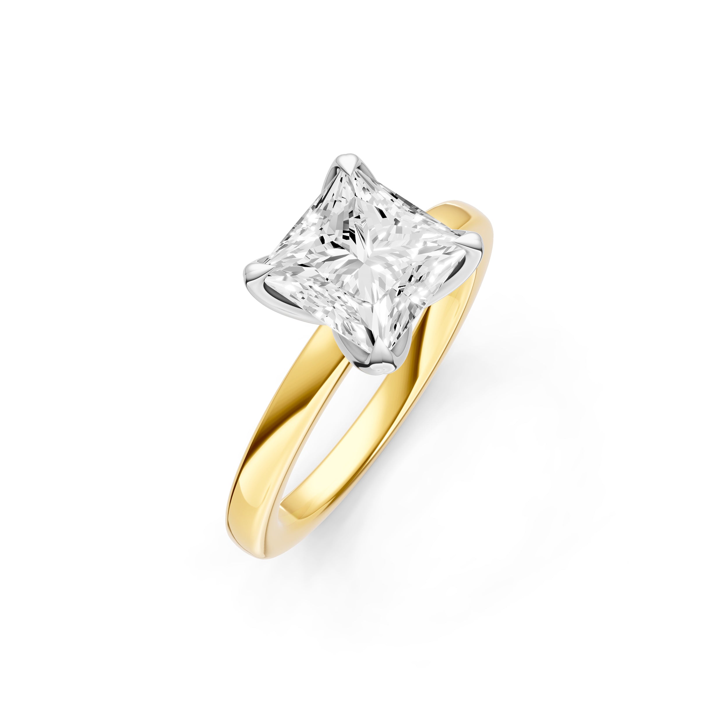 Petal Classic Engagement Ring (Princess Cut) Birmingham Jewelry Engagement Ring Birmingham Jewelry 