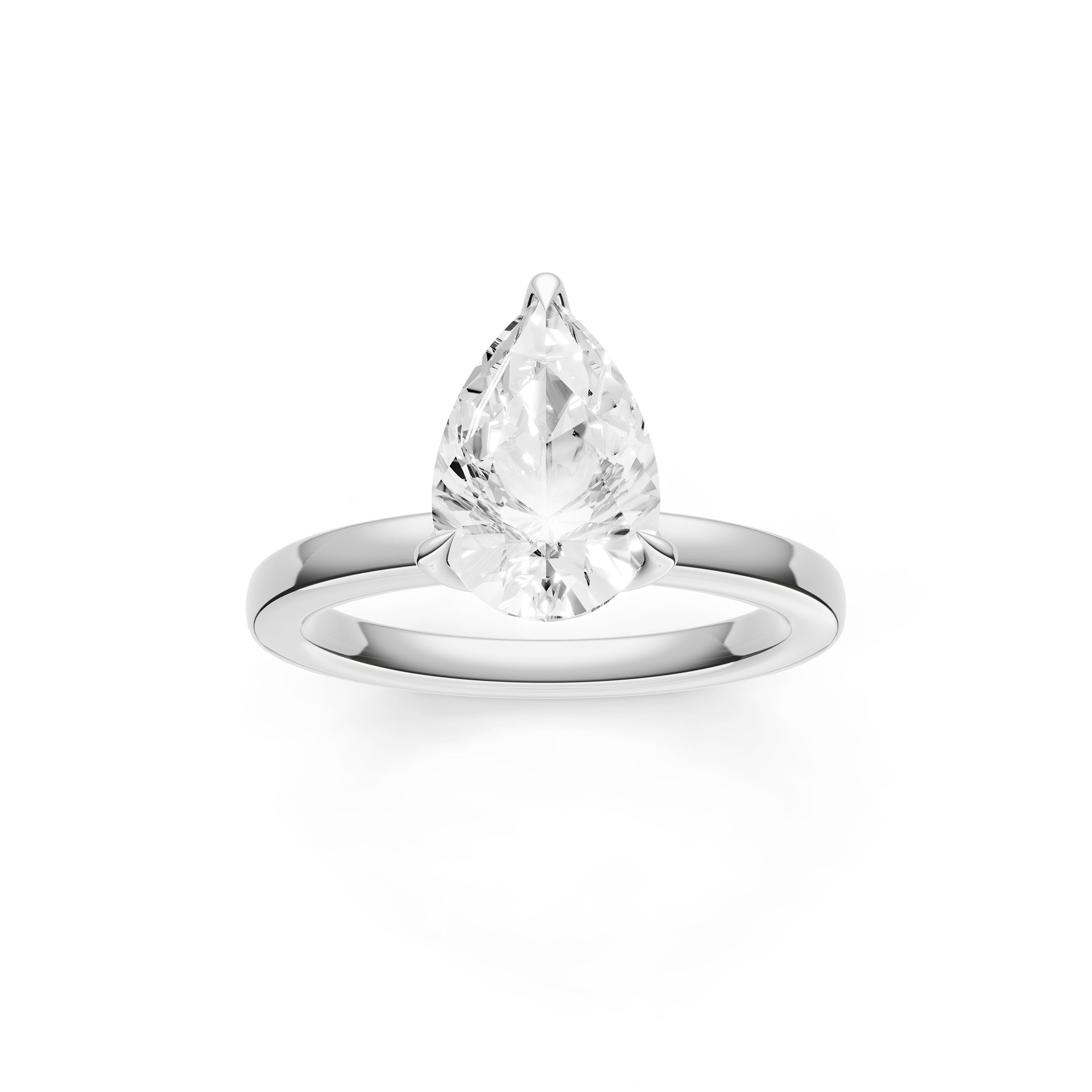 Petal Classic Engagement Ring (Pear Shape) Birmingham Jewelry Engagement Ring Birmingham Jewelry 