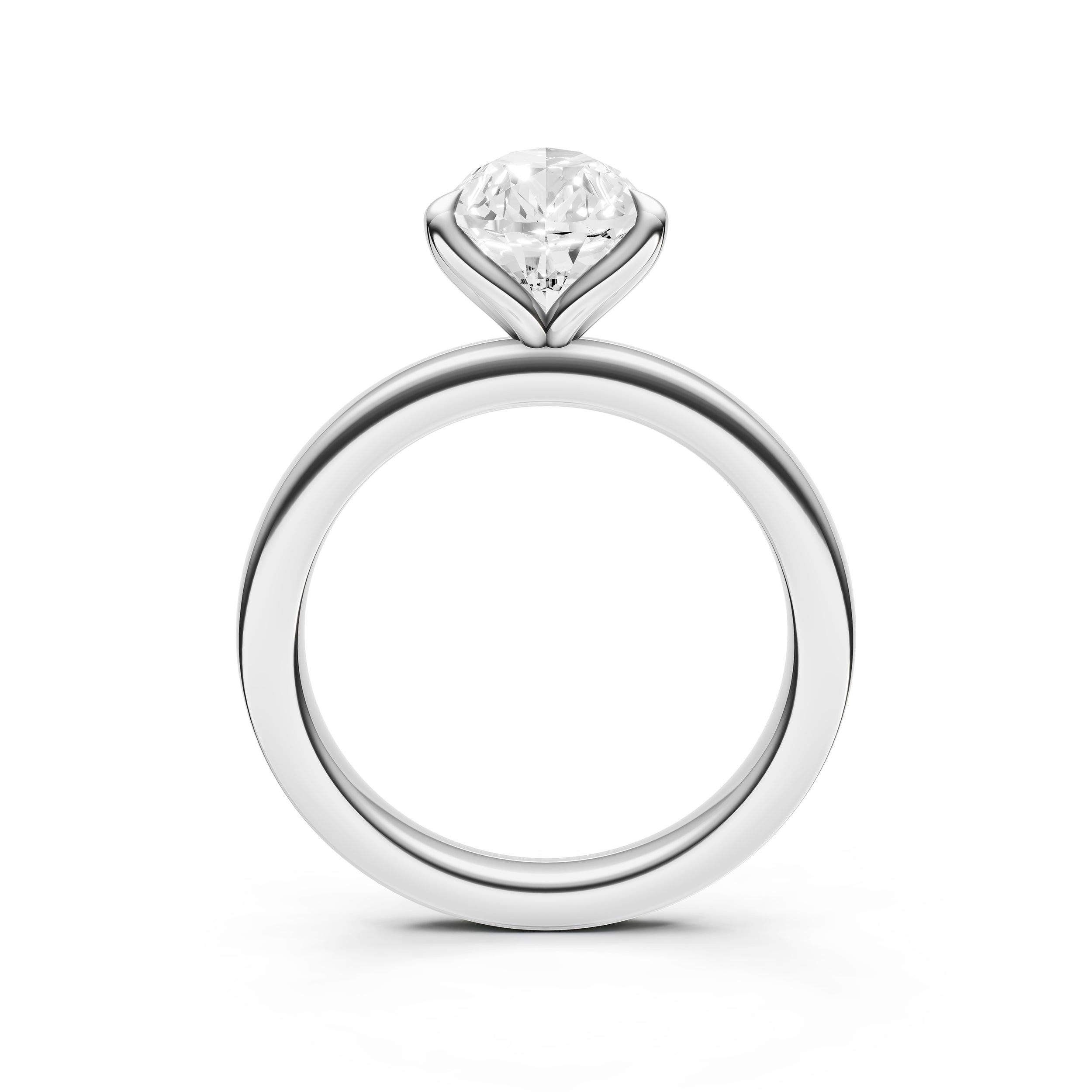Petal Classic Engagement Ring (Pear Shape) Birmingham Jewelry Engagement Ring Birmingham Jewelry 