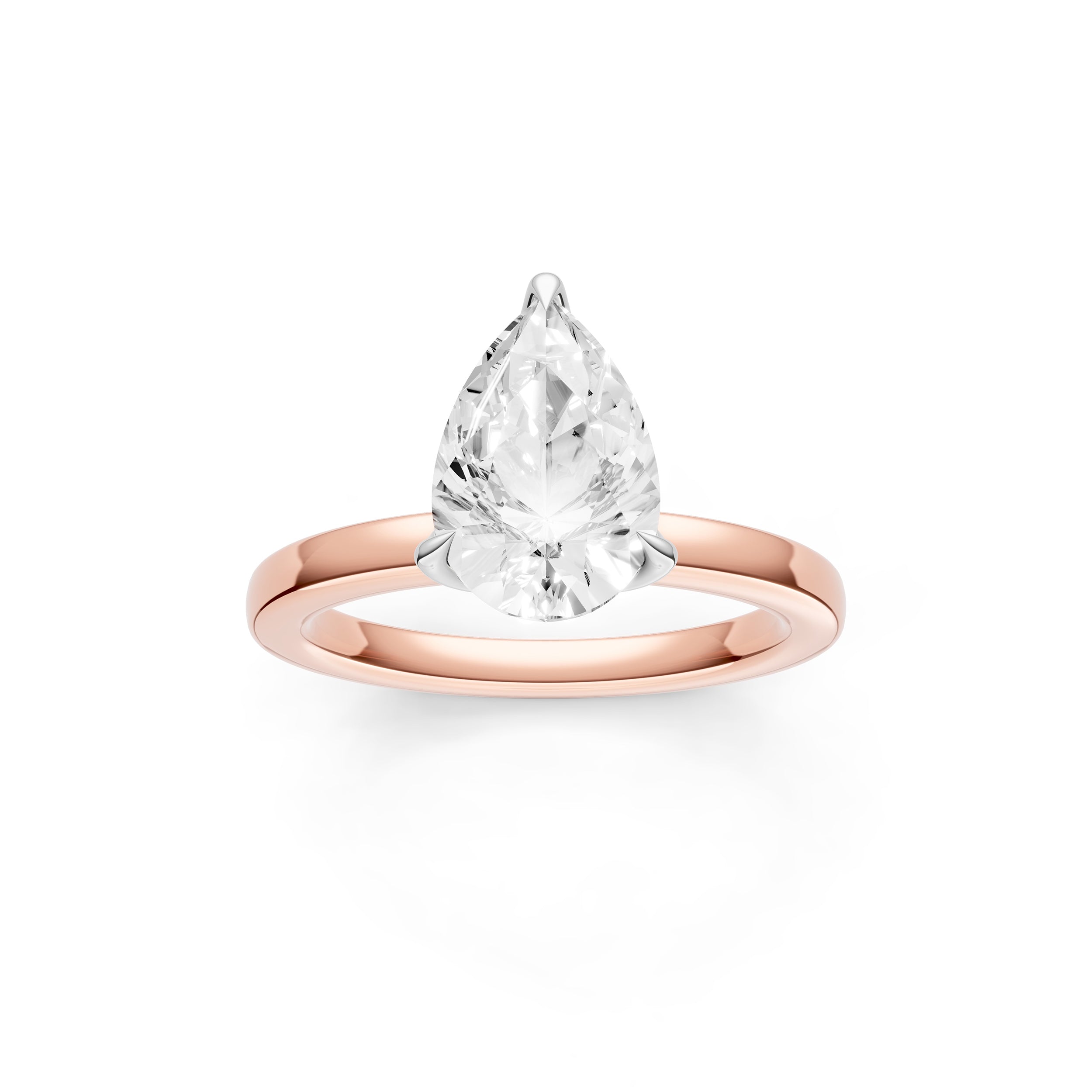 Petal Classic Engagement Ring (Pear Shape) Birmingham Jewelry Engagement Ring Birmingham Jewelry 