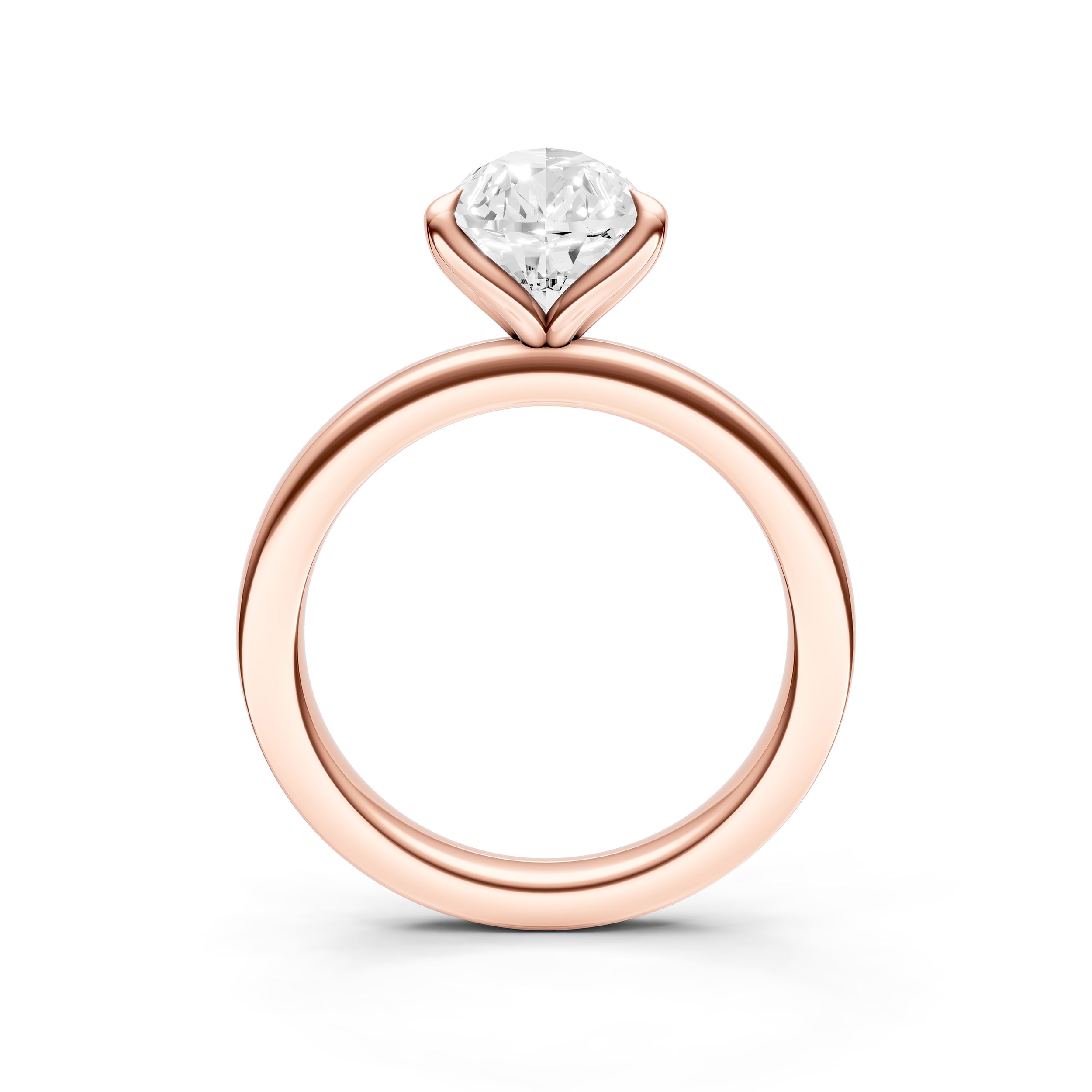 Petal Classic Engagement Ring (Pear Shape) Birmingham Jewelry Engagement Ring Birmingham Jewelry 