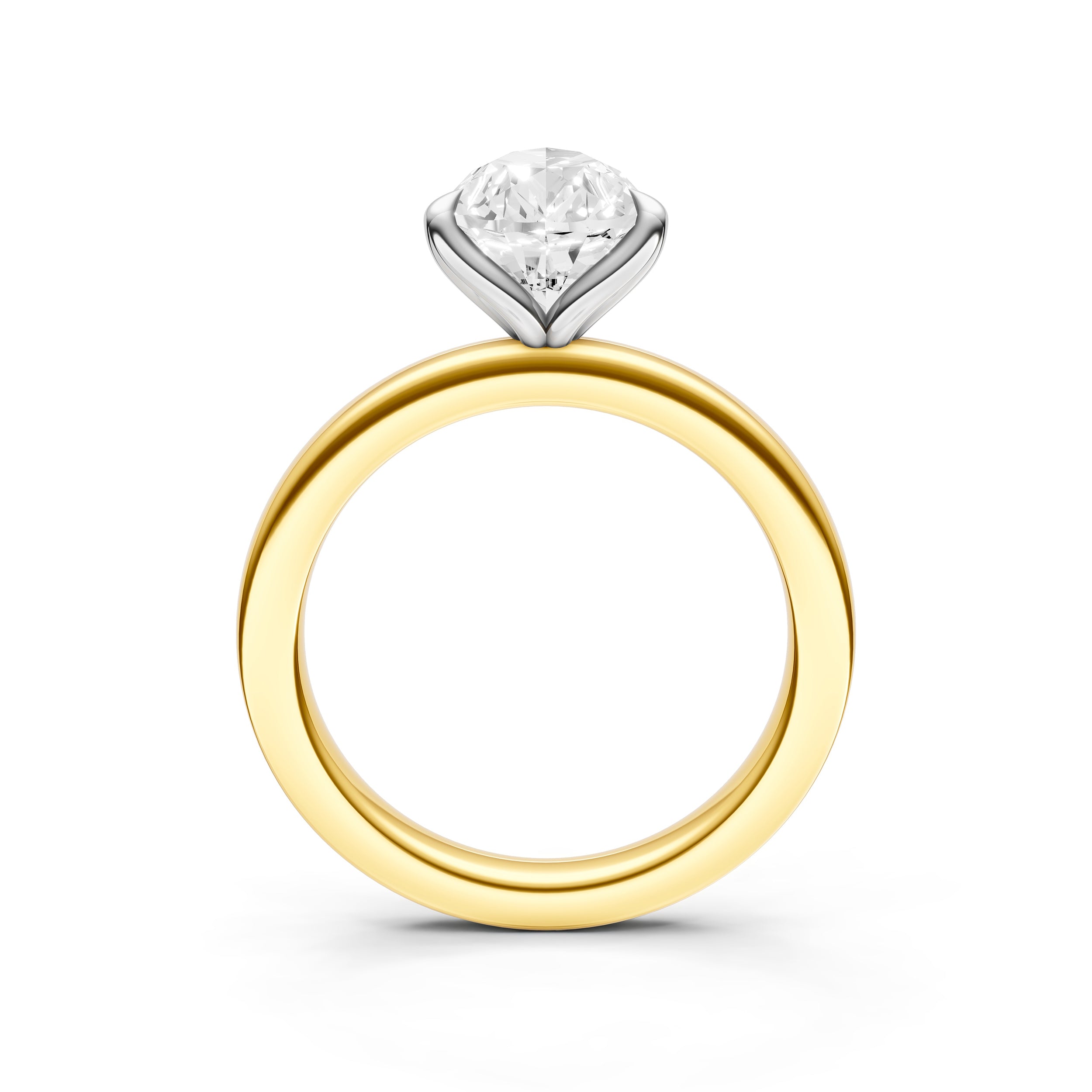 Petal Classic Engagement Ring (Pear Shape) Birmingham Jewelry Engagement Ring Birmingham Jewelry 