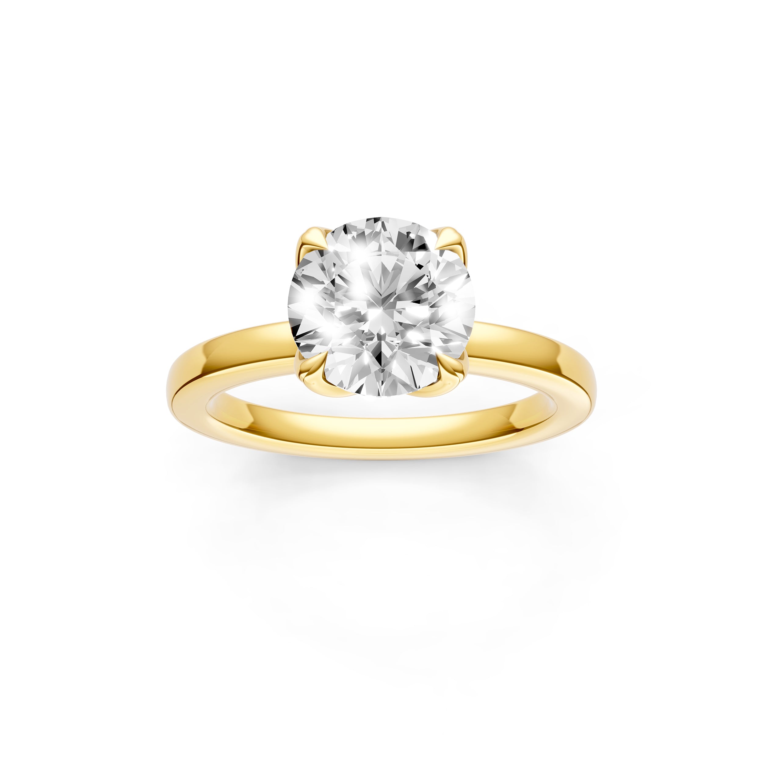 Petal Classic Engagement Ring (Round) Birmingham Jewelry Engagement Ring Birmingham Jewelry 
