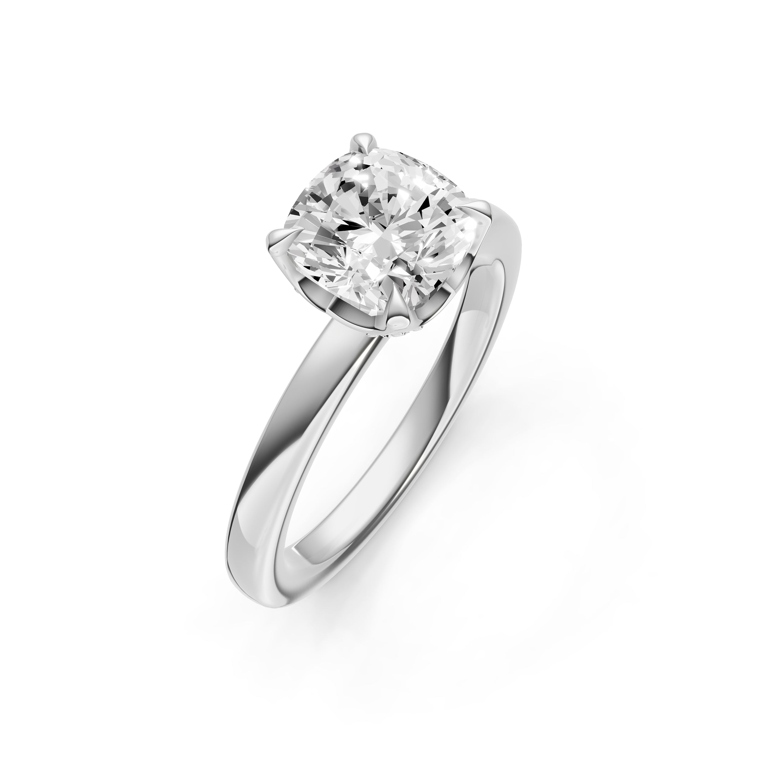 Crown Engagement Ring (Cushion) Birmingham Jewelry Engagement Ring Birmingham Jewelry 