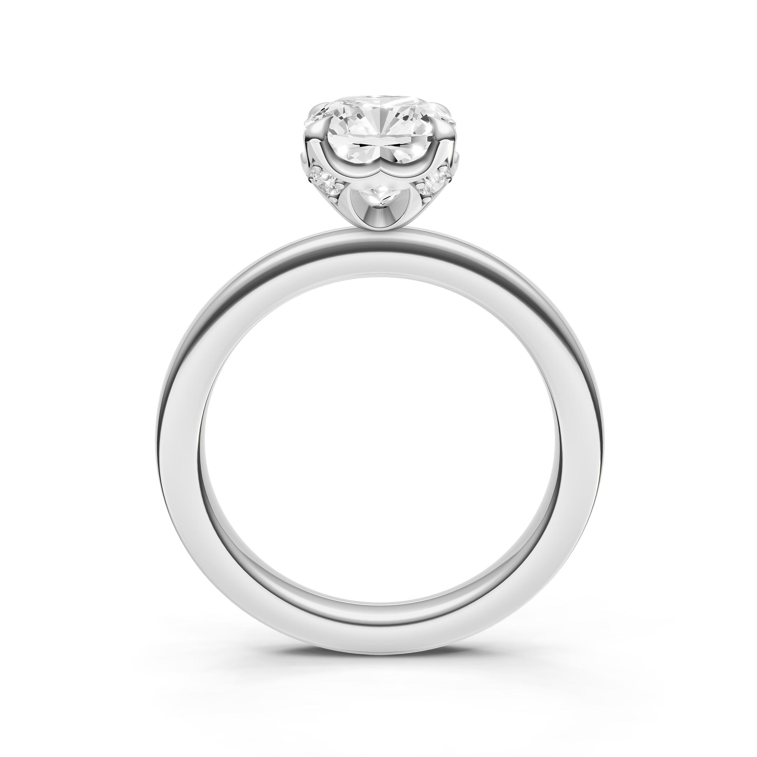 Crown Engagement Ring (Cushion) Birmingham Jewelry Engagement Ring Birmingham Jewelry 