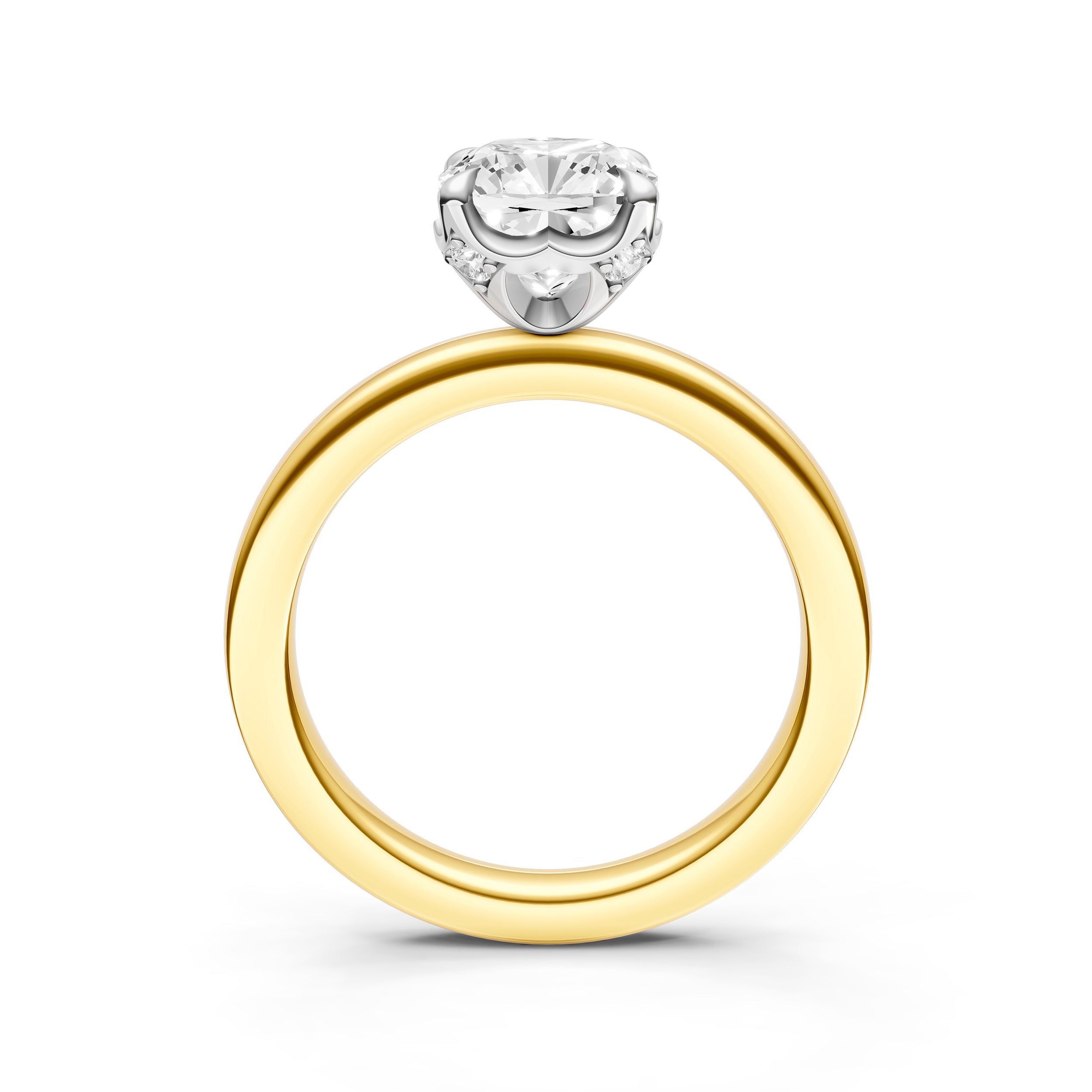 Crown Engagement Ring (Cushion) Birmingham Jewelry Engagement Ring Birmingham Jewelry 