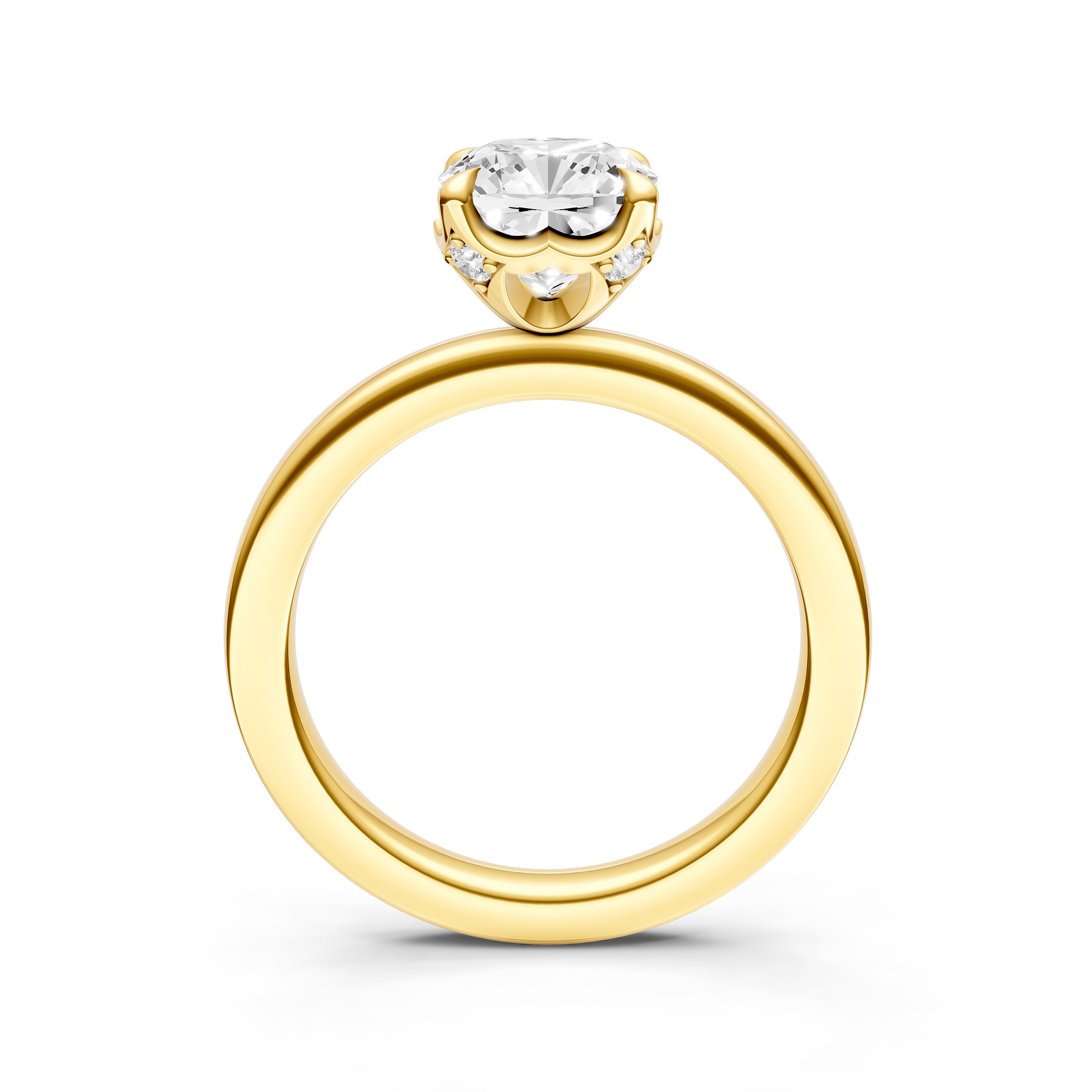 Crown Engagement Ring (Cushion) Birmingham Jewelry Engagement Ring Birmingham Jewelry 