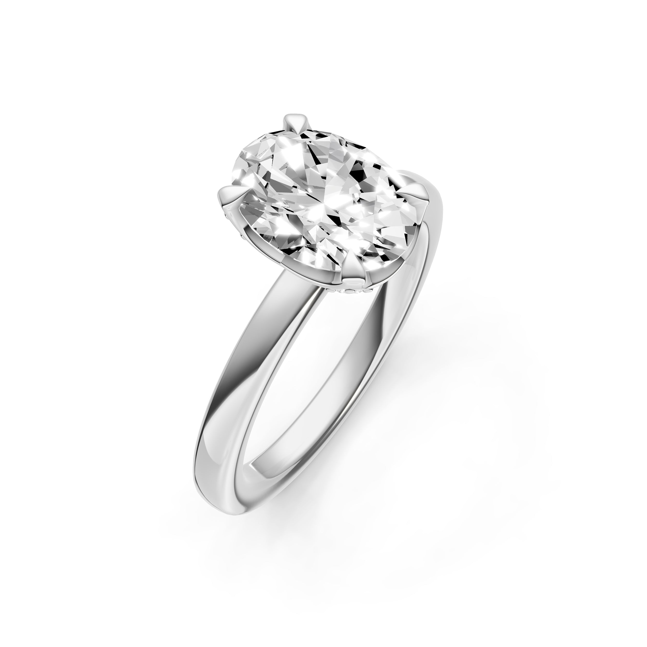 Crown Engagement Ring (Oval) Birmingham Jewelry Engagement Ring Birmingham Jewelry 