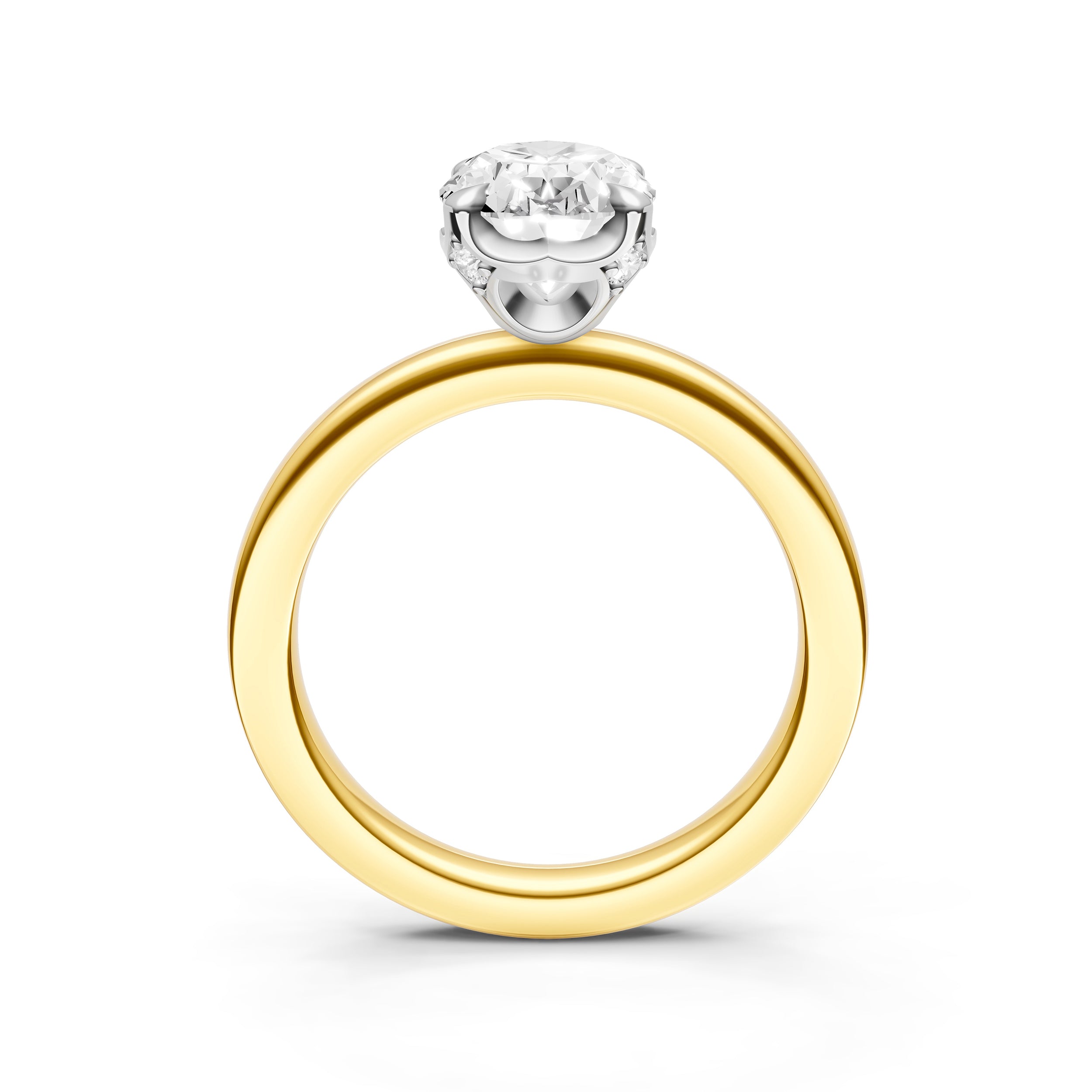 Crown Engagement Ring (Oval) Birmingham Jewelry Engagement Ring Birmingham Jewelry 