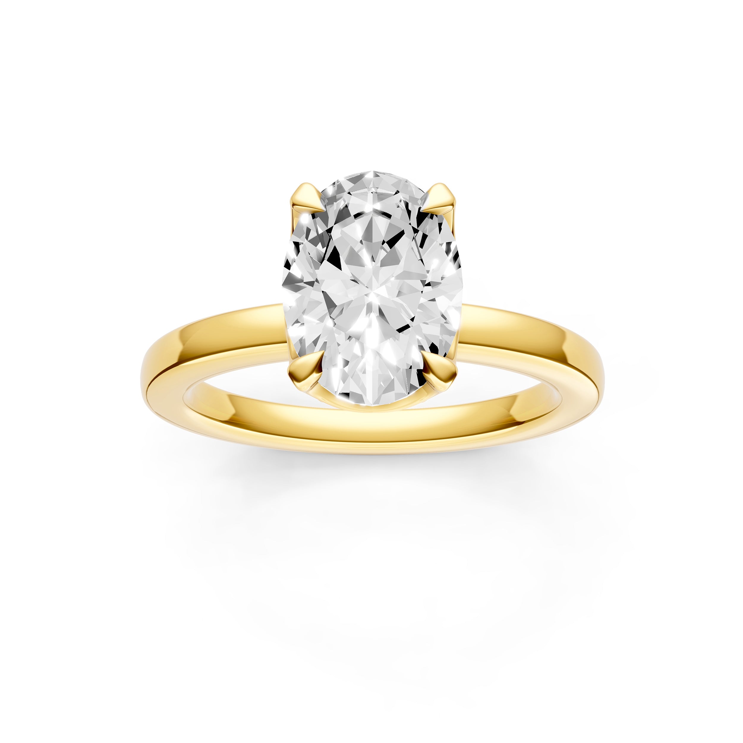 Crown Engagement Ring (Oval) Birmingham Jewelry Engagement Ring Birmingham Jewelry 
