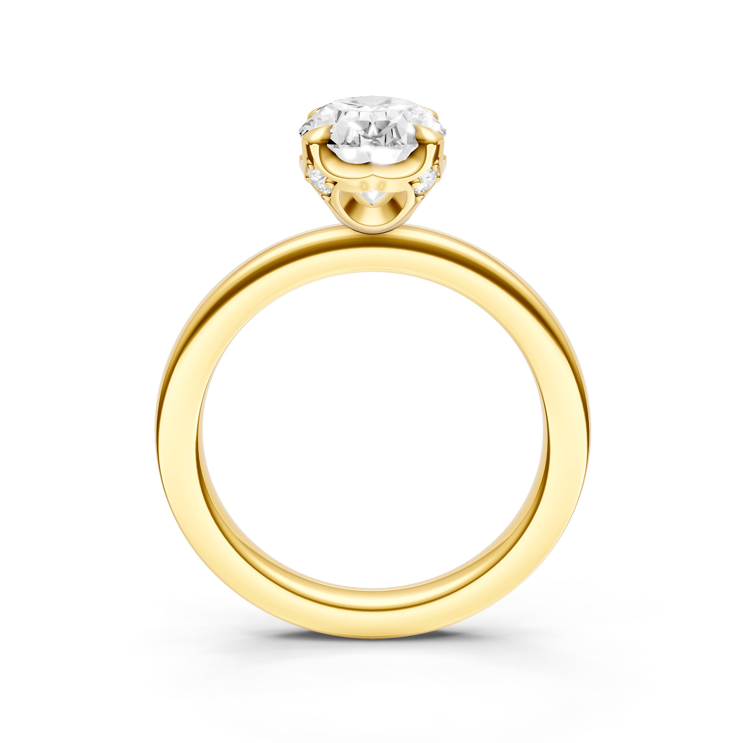 Crown Engagement Ring (Oval) Birmingham Jewelry Engagement Ring Birmingham Jewelry 