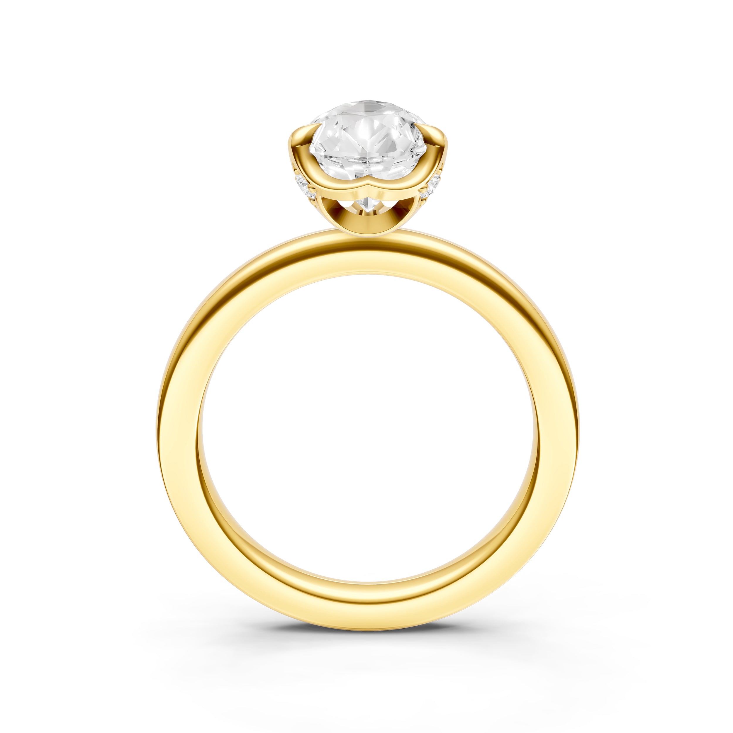 Crown Engagement Ring (Pear Shape) Birmingham Jewelry Engagement Ring Birmingham Jewelry 