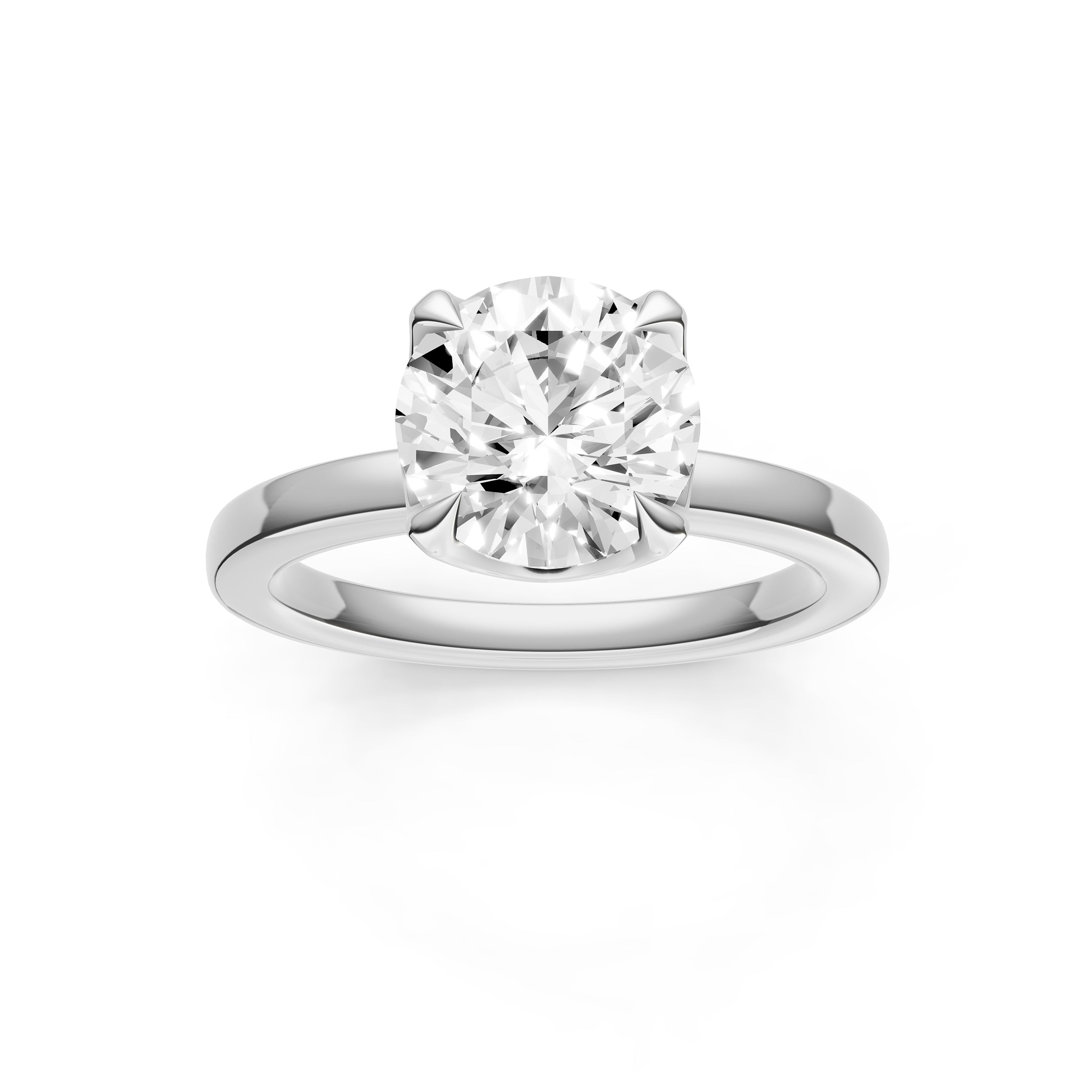 Crown Engagement Ring (Round) Birmingham Jewelry Engagement Ring Birmingham Jewelry 