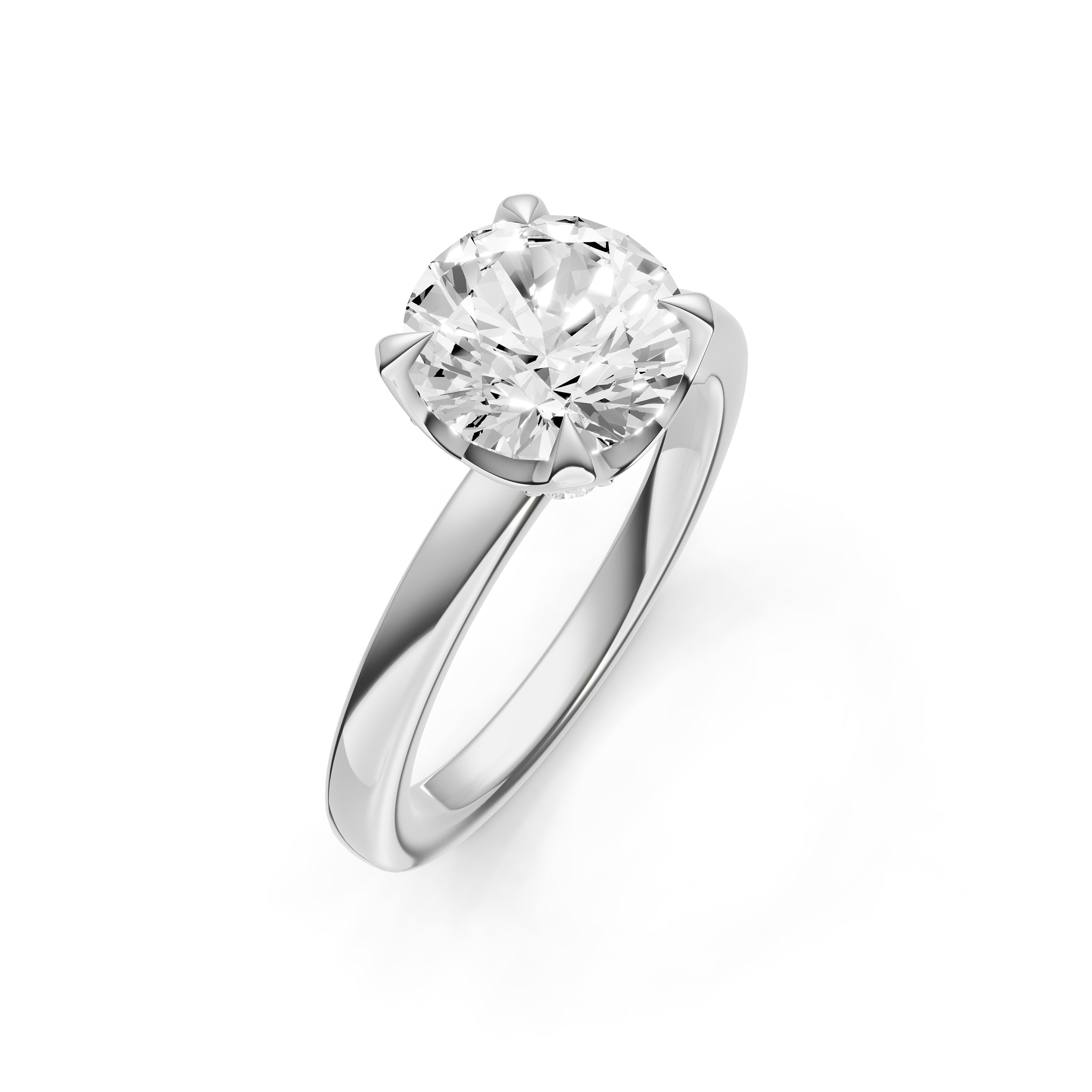 Crown Engagement Ring (Round) Birmingham Jewelry Engagement Ring Birmingham Jewelry 