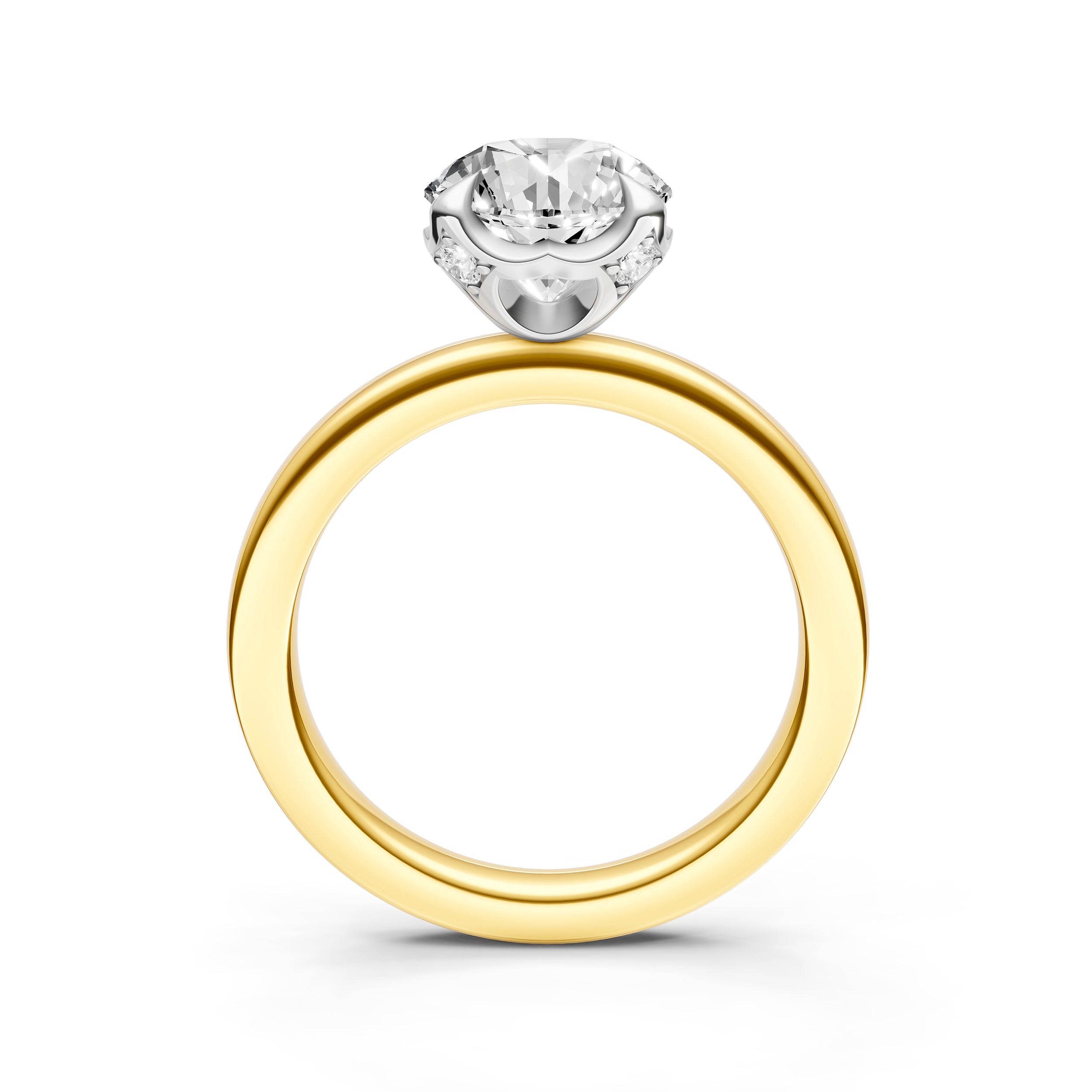 Crown Engagement Ring (Round) Birmingham Jewelry Engagement Ring Birmingham Jewelry 