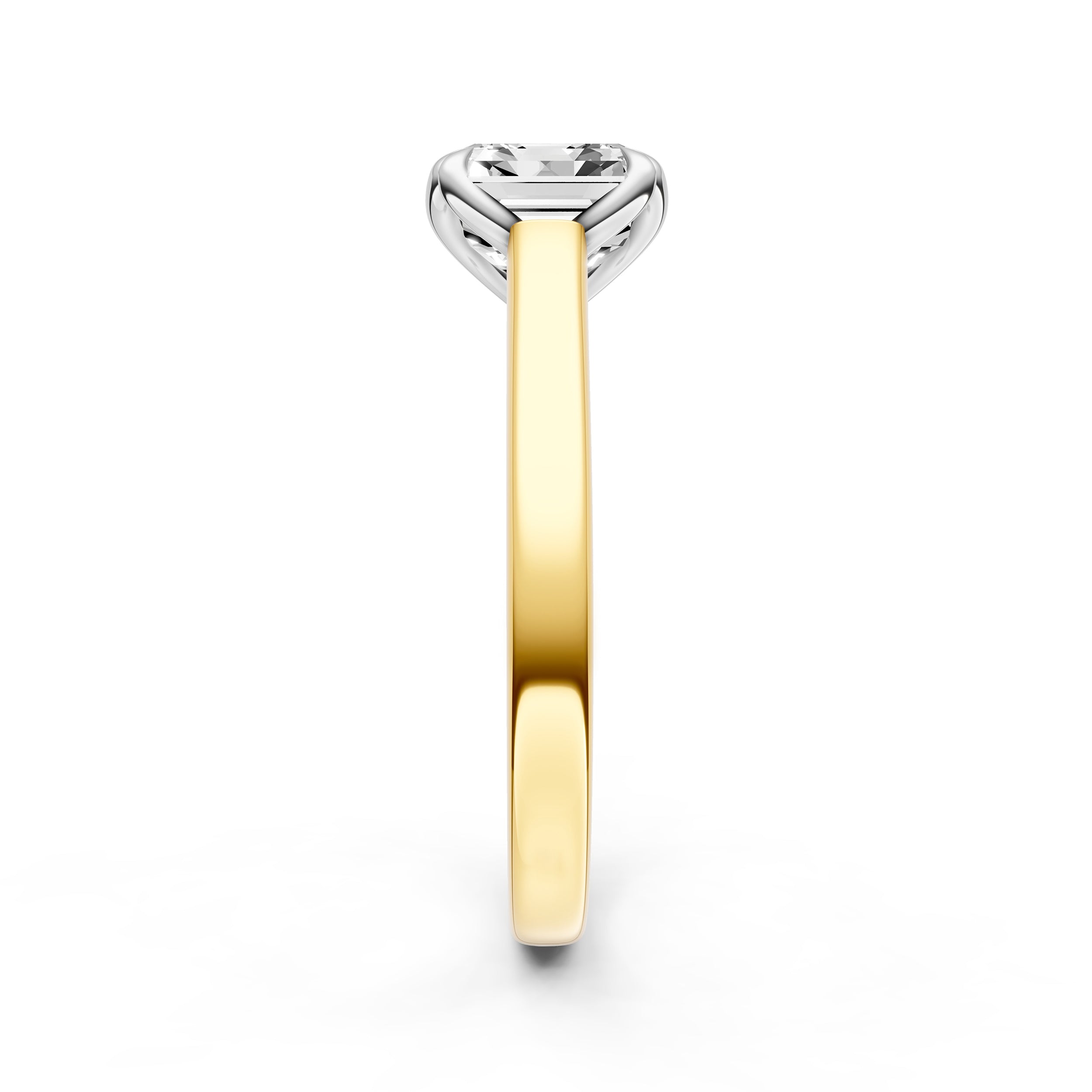 Petal Cathedral Engagement Ring (Asscher) Birmingham Jewelry Engagement Ring Birmingham Jewelry 